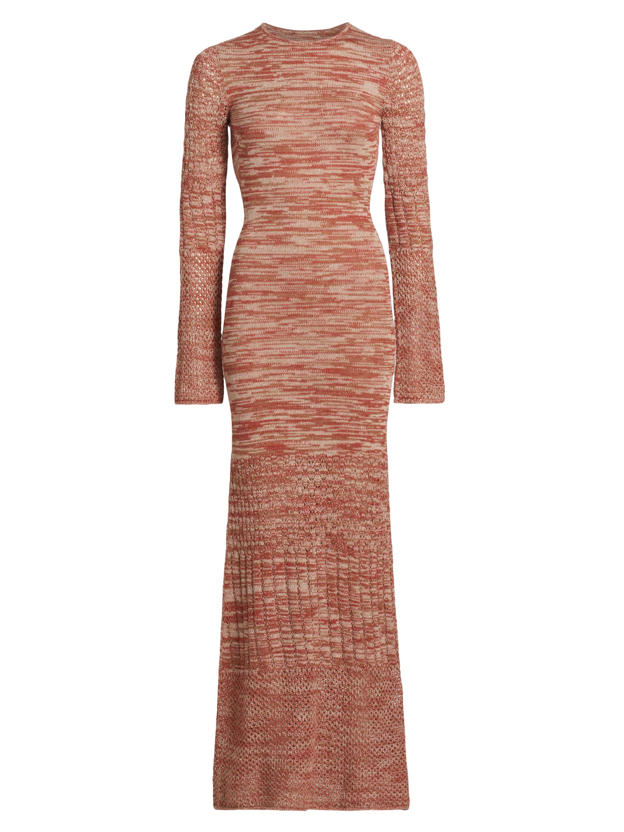 Escvdo Women's Origen Murga Alpaca-Wool Maxi Dress - Lacre Beige