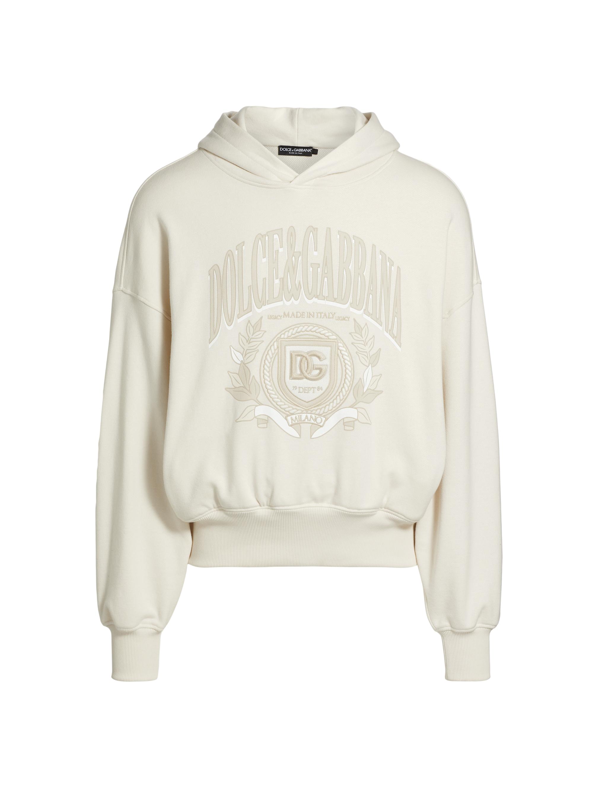 Dolce&Gabbana Logo Printed Cotton Hoodie | Saks Fifth Avenue