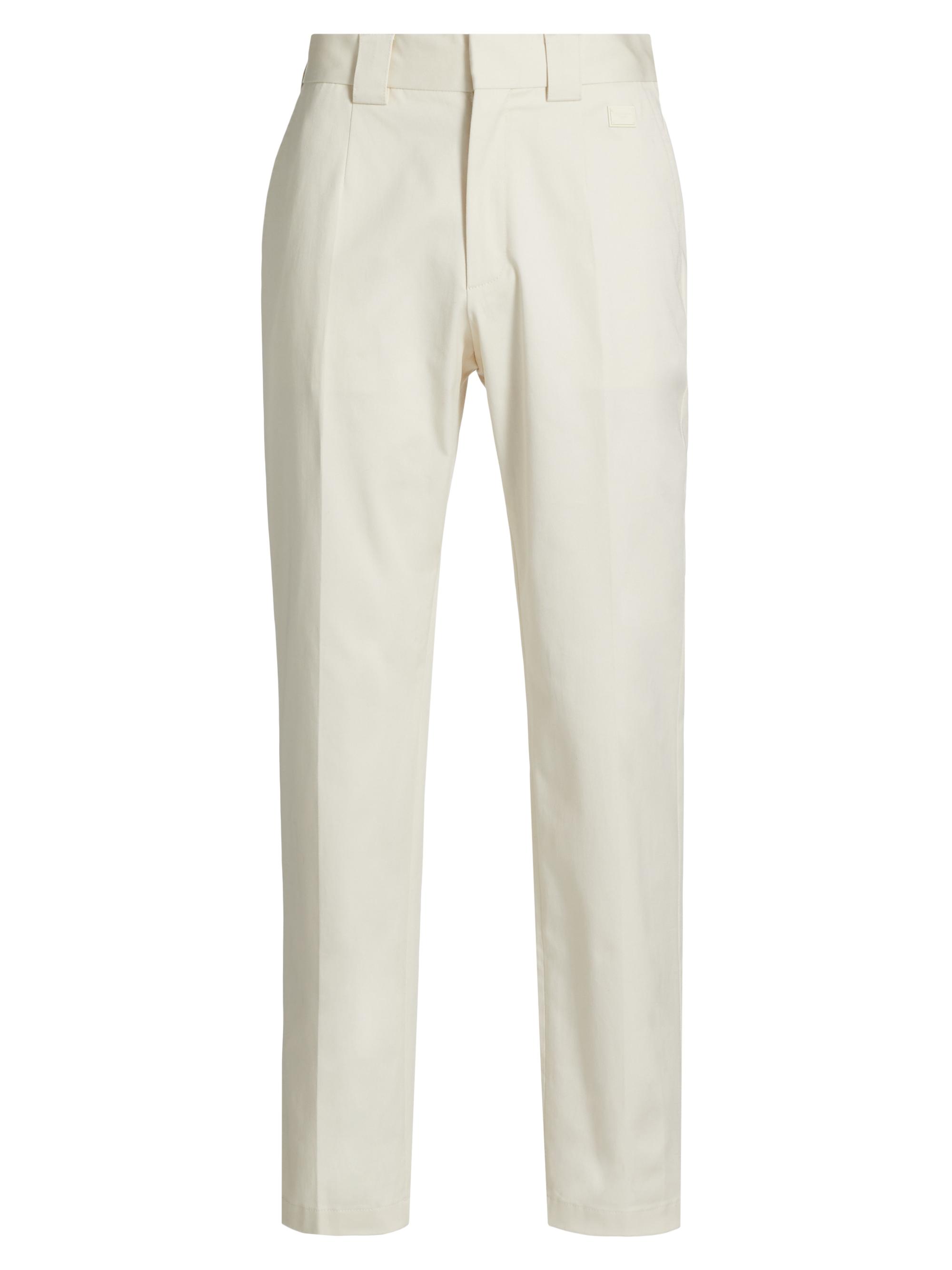 Dolce & Gabbana Men's Stretch-Cotton Gabardine Trousers - Beige