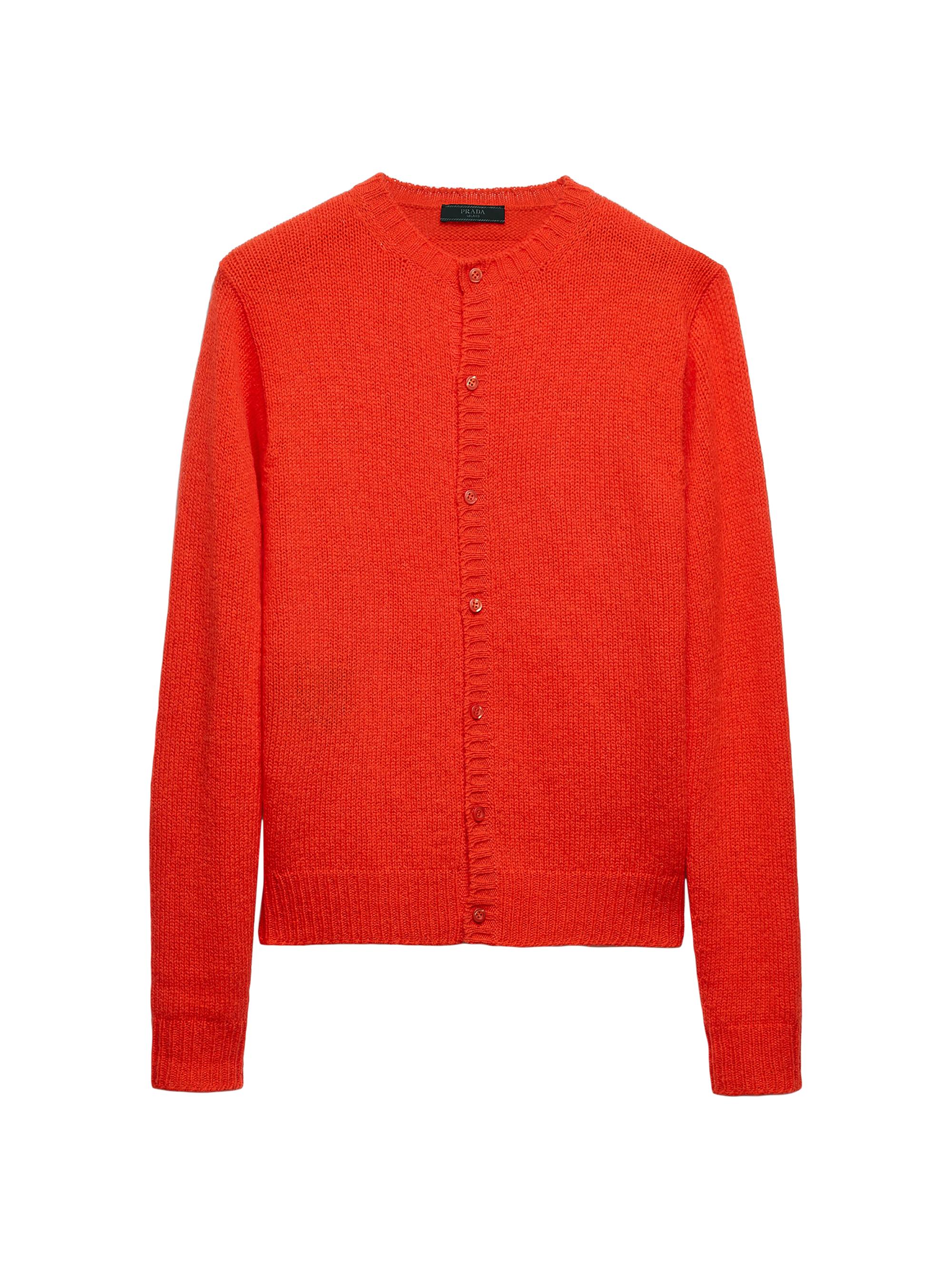 Prada Men's Cashmere Cardigan - Red