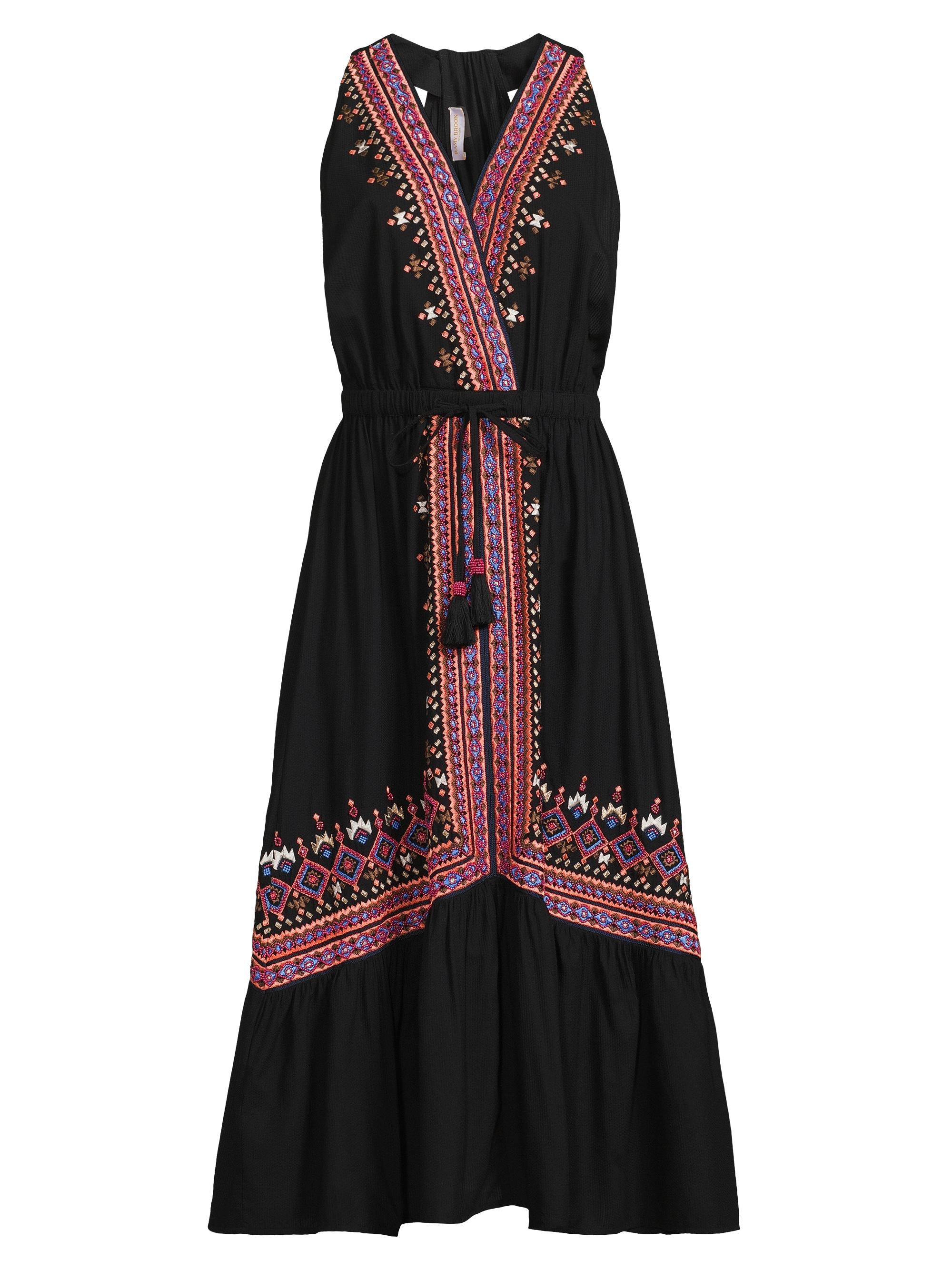 Ramy Brook Women's Blaine Embroidered Maxi Dress - Black Multi