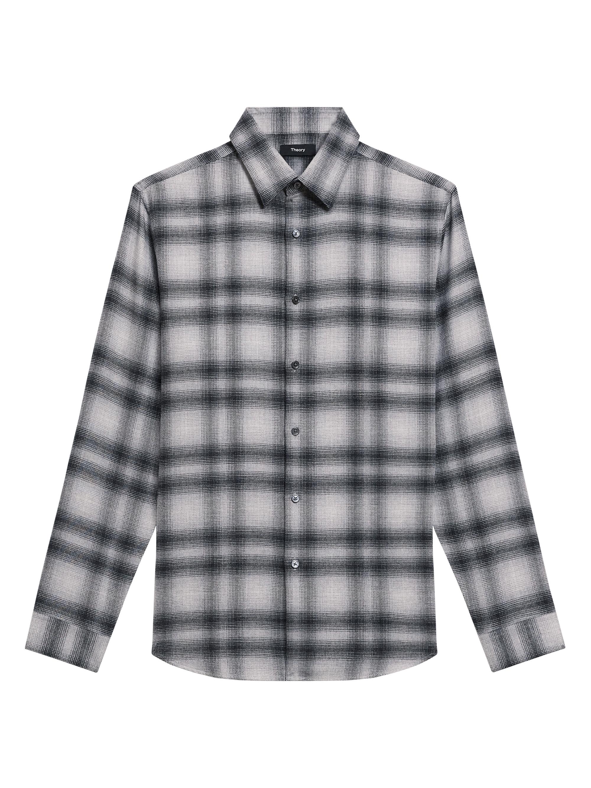 Frame Plaid Brushed Cotton Shirt | Saks Fifth Avenue