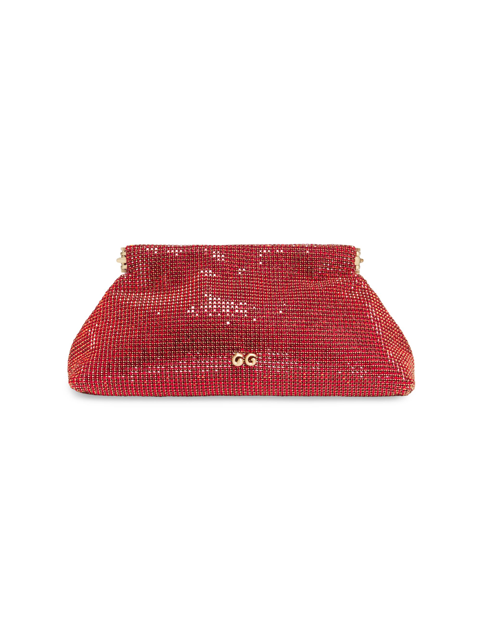 Cult Gaia Women's Lillia Glass Clutch - Garnet