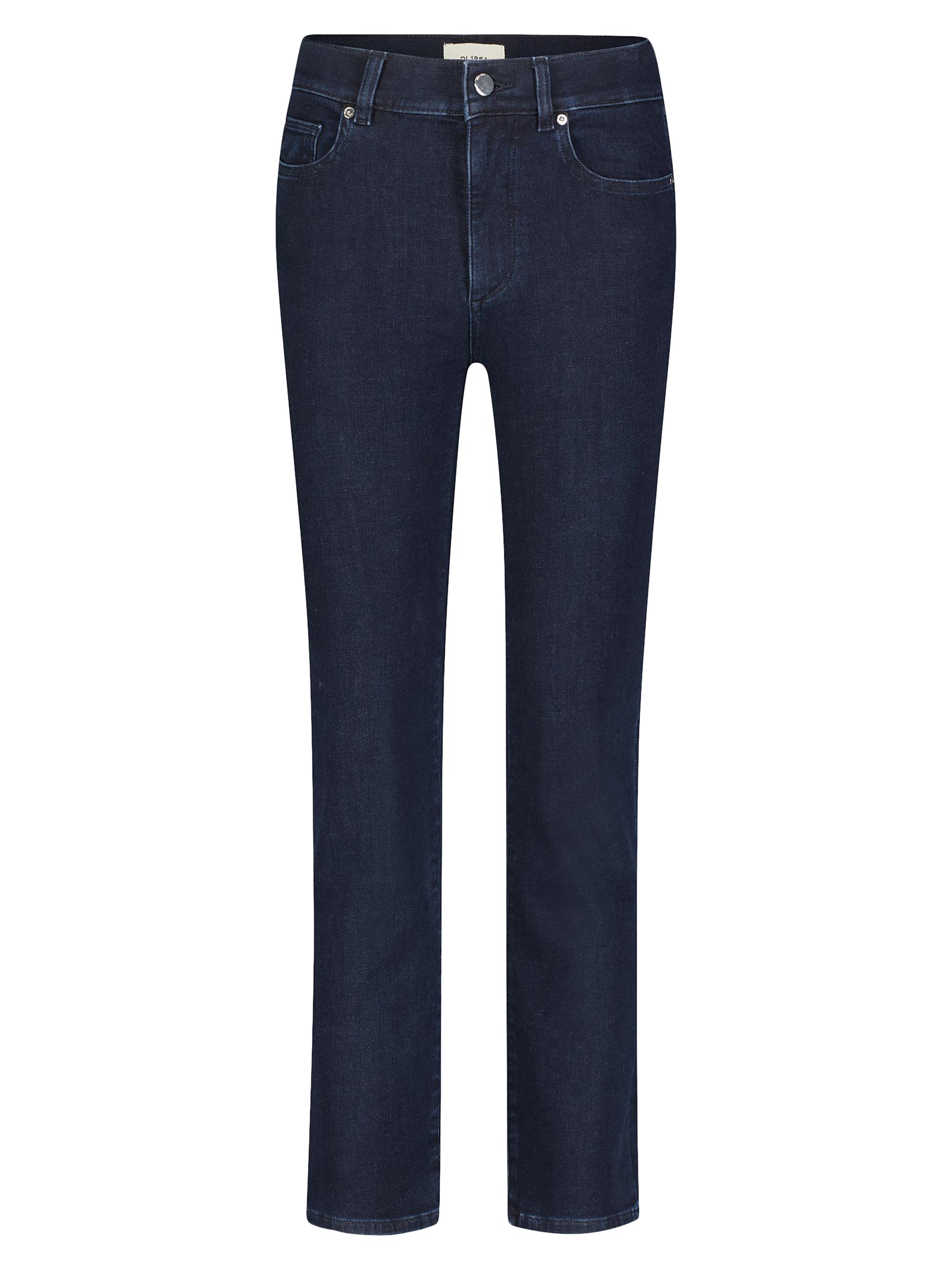 DL1961 Women's Mara Straight Mid Rise Instasculpt Ankle Jeans - Flatiron