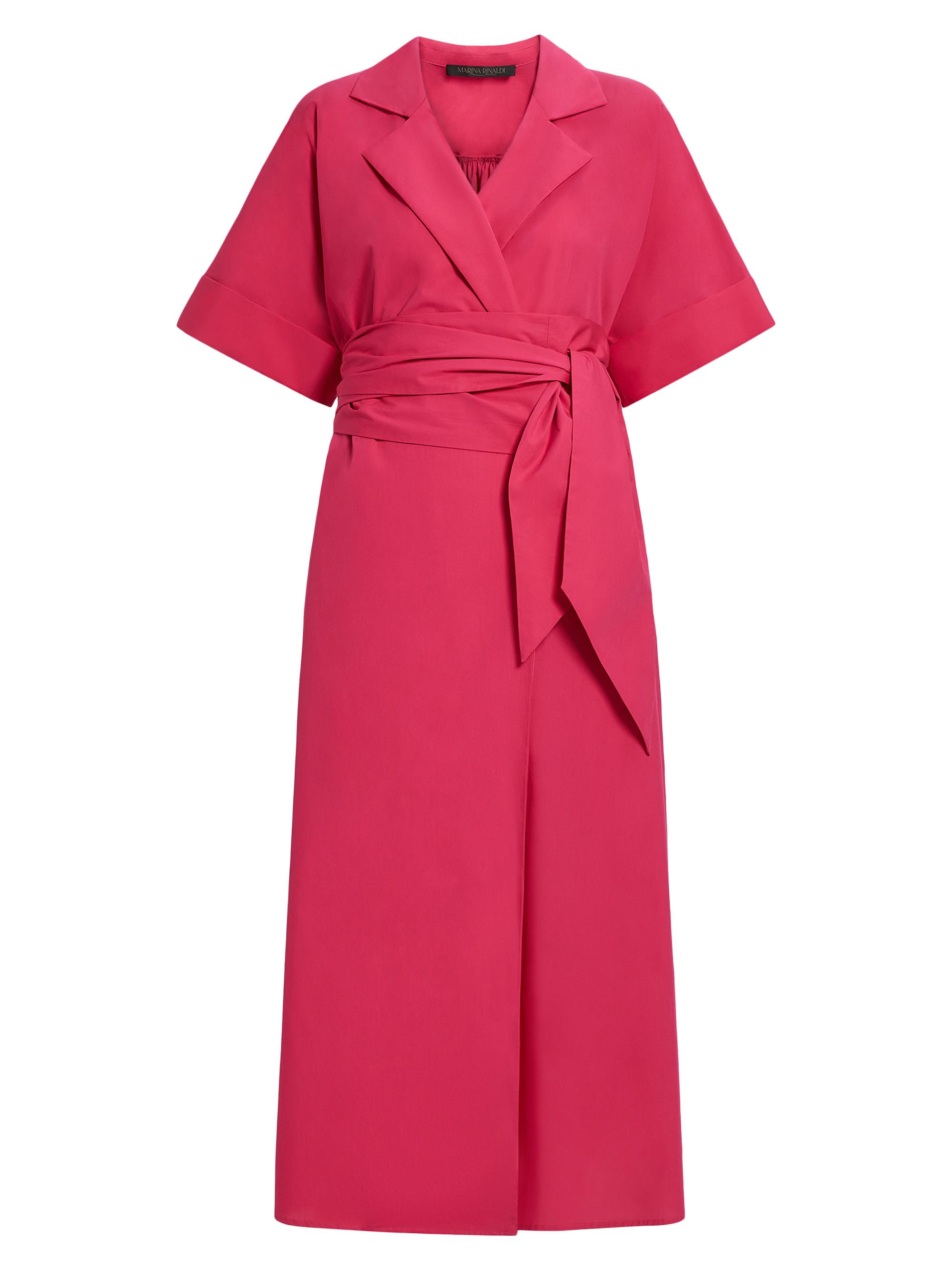 Marina Rinaldi Women's Ginosa Tie-Waist Shirtdress - Fuchsia