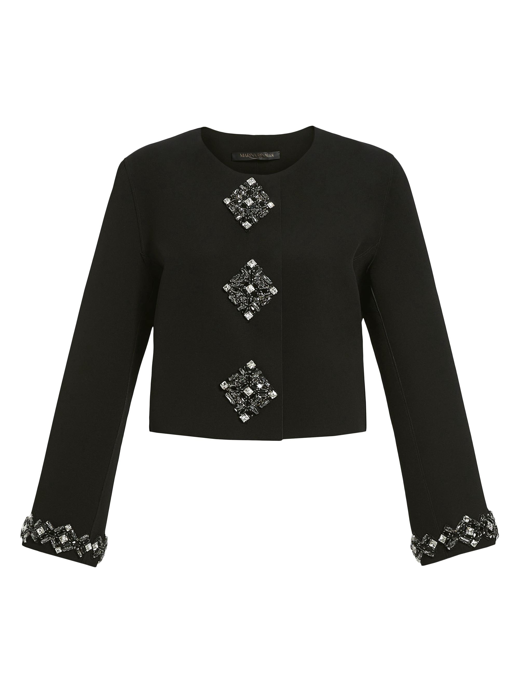 Marina Rinaldi Women's Mabel Bonded Cady Jacket - Black