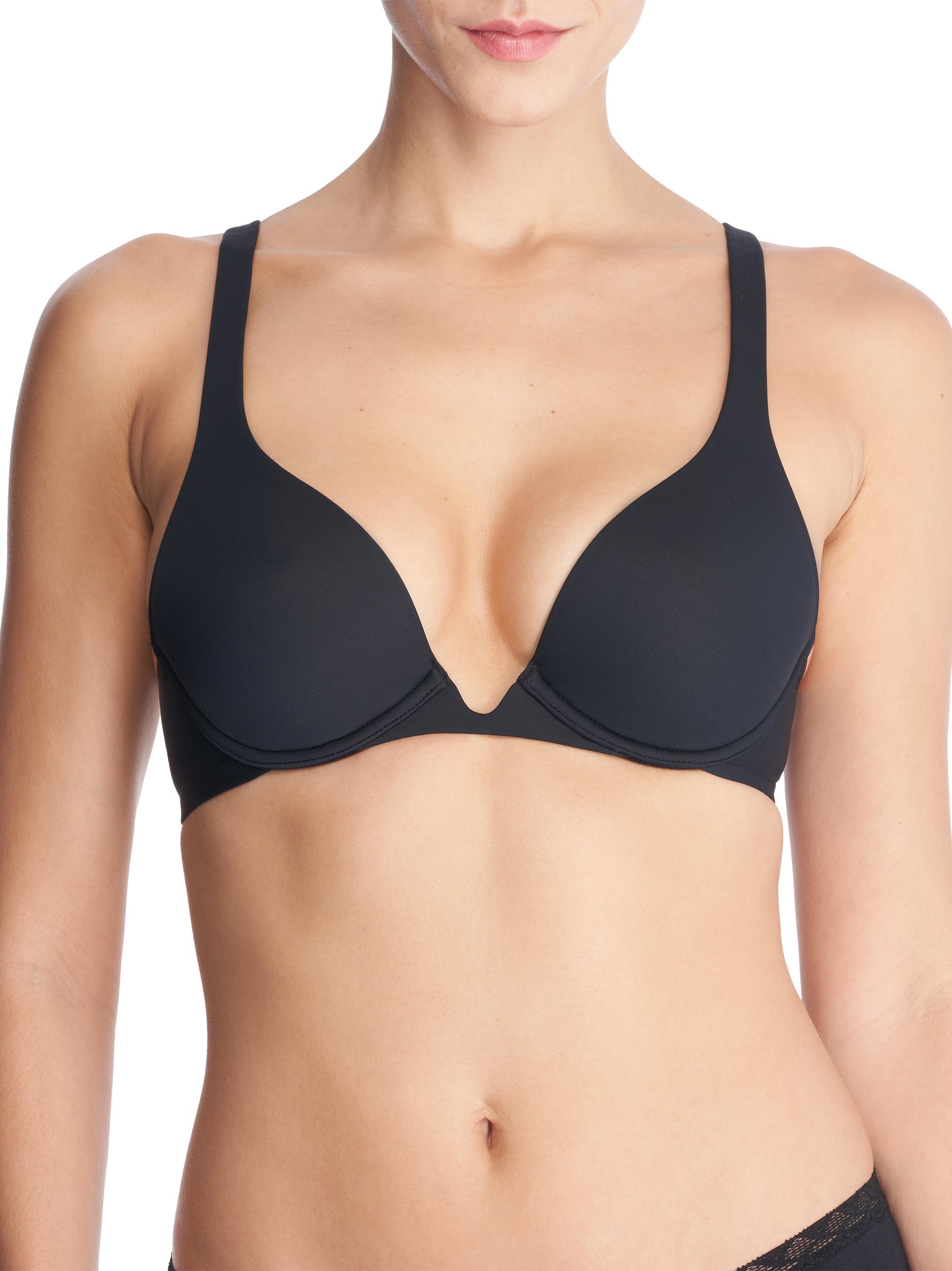 Natori Women's Verge Plunge Convertible Bra - Black