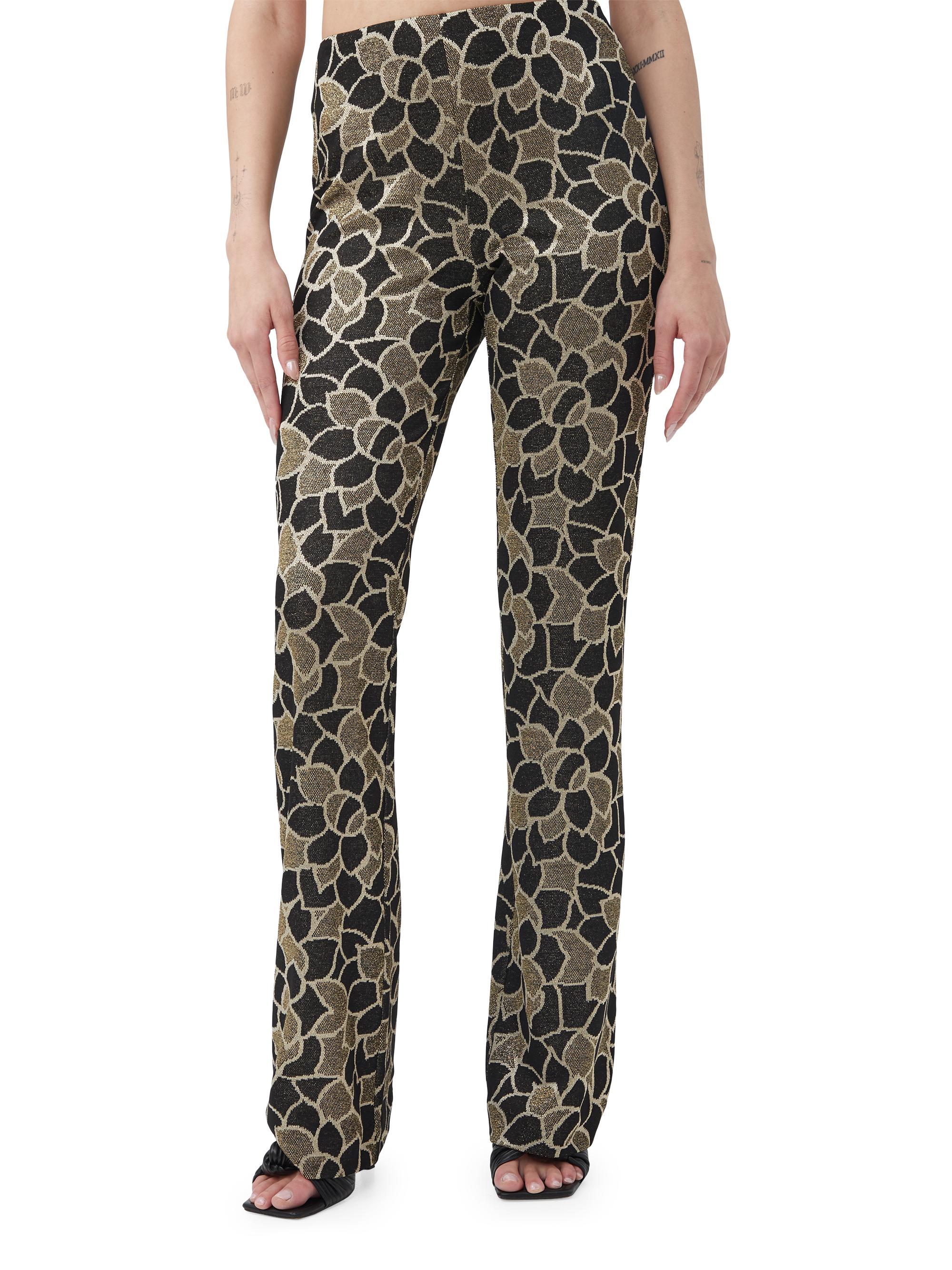 Trina Turk Women's Jacoba Floral Knit Jacquard Straight Pants