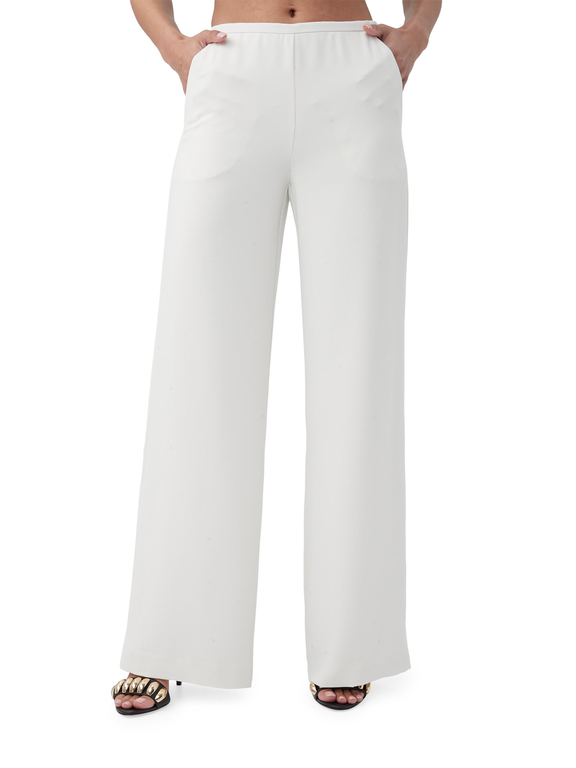 Trina Turk Women's Tavia Wide-Leg Pants - Winter White