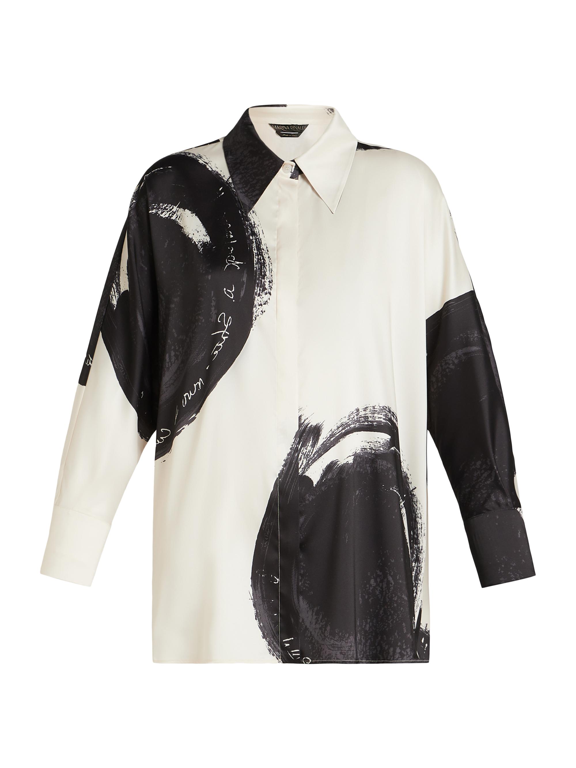 Marina Rinaldi Women's 2A Uscita Bard Twill Shirt -