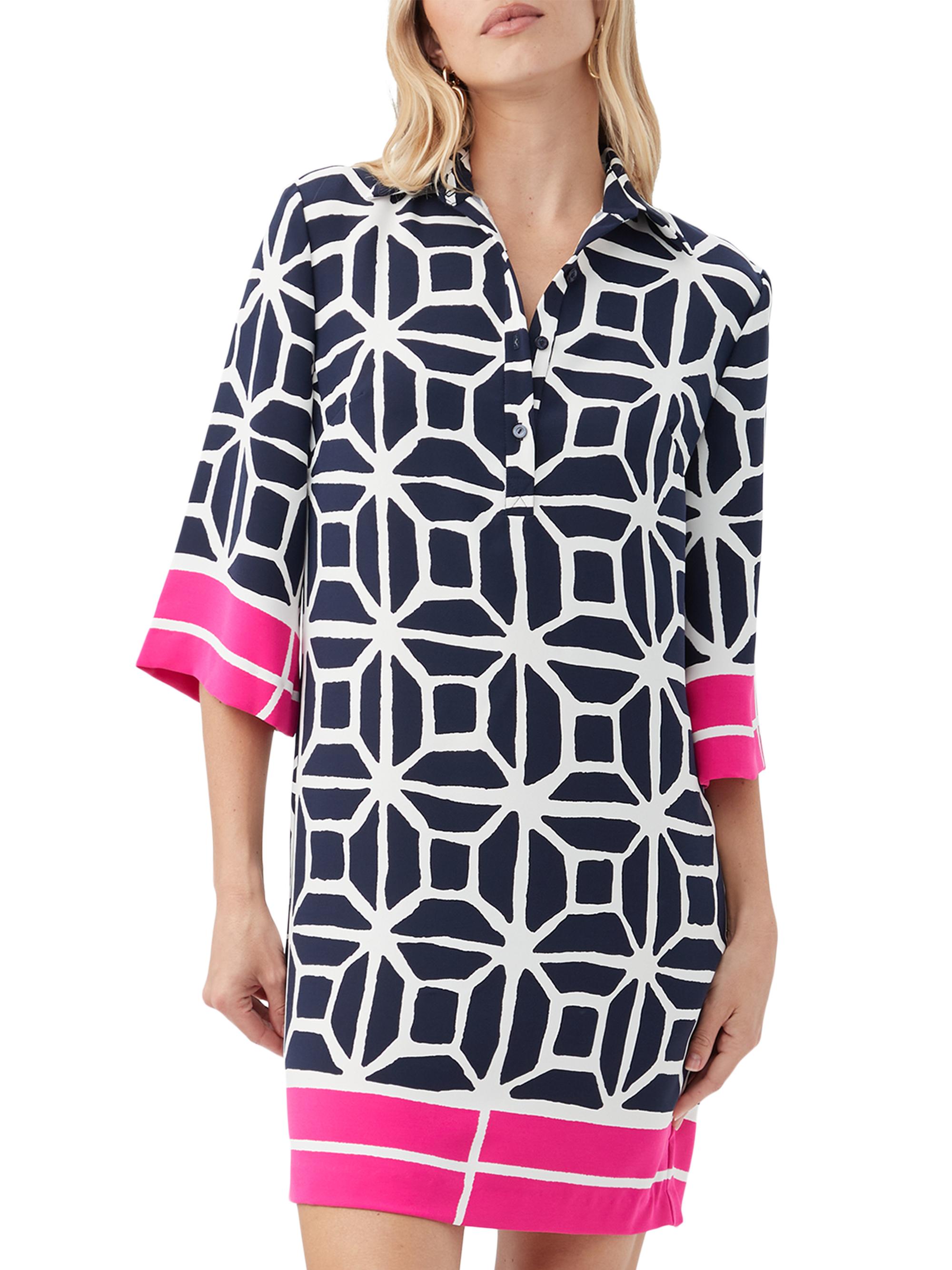 Trina Turk Women's Argina Geometric Shift Dress