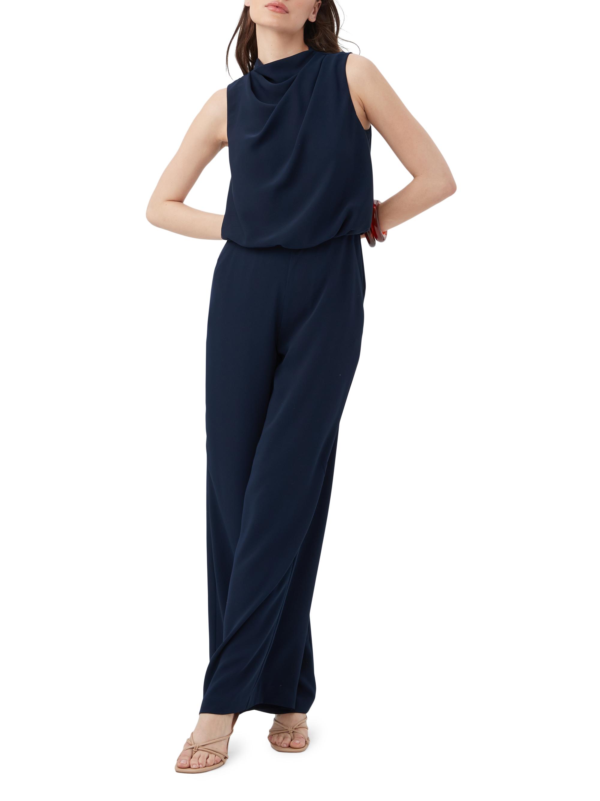 Trina Turk Women's Bleecker Blouson Jumpsuit - Indigo