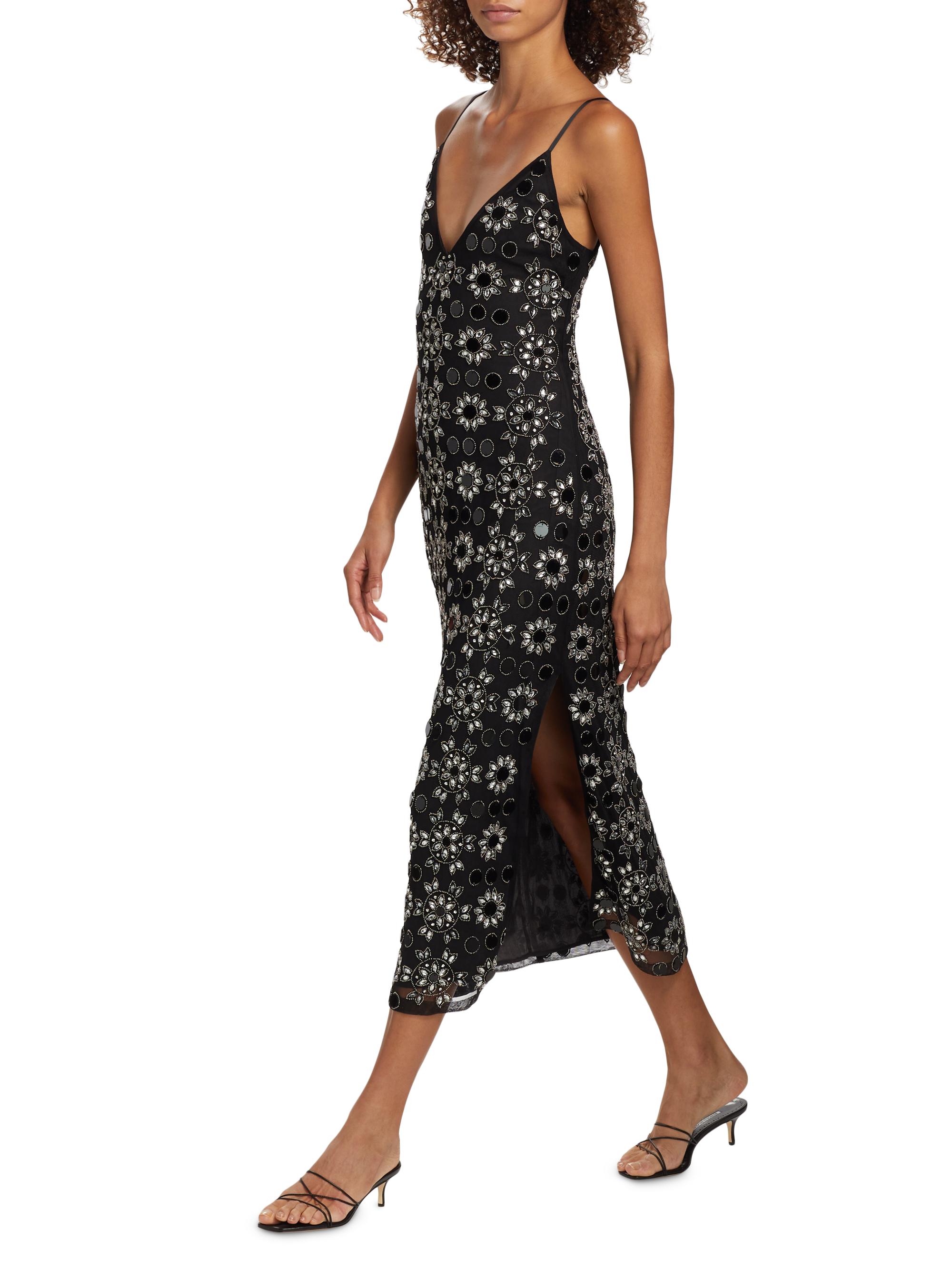 Ramy Brook Lauriane Embellished Midi-Dress | Saks Fifth Avenue