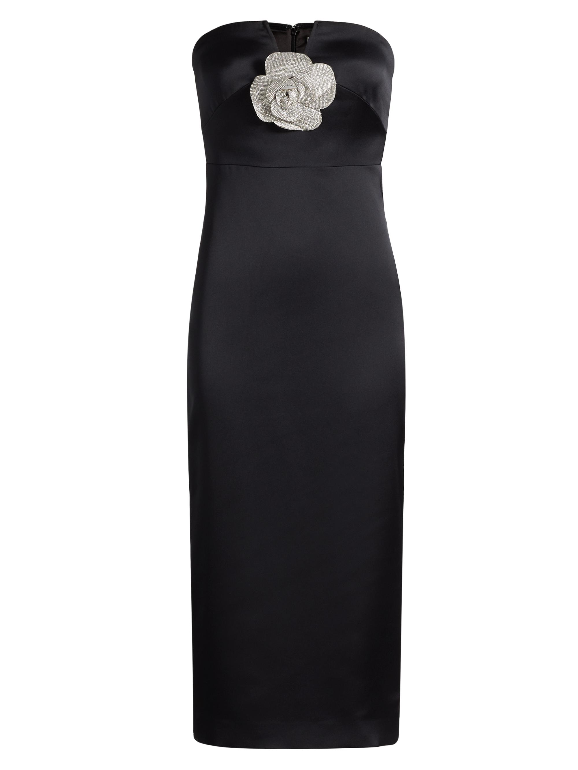 Ramy Brook Women's Denisa Strapless Midi-Dress - Black