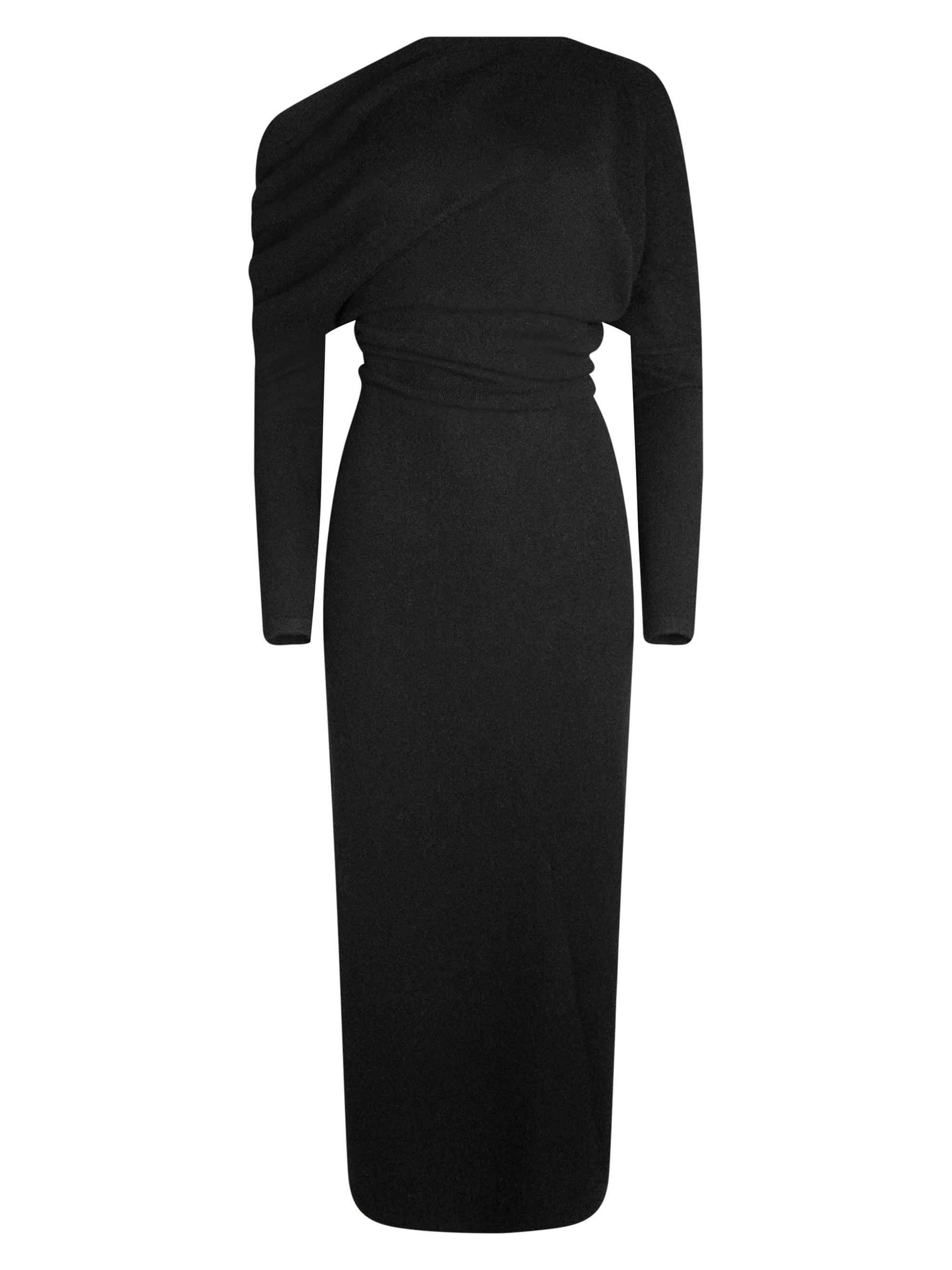 Altuzarra Women's Kasos Cashmere Off-The-Shoulder Maxi Dress - Black