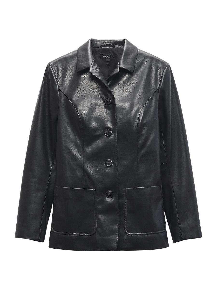 ELLIE BLAZER - Lt Charcoal Grey | rag & bone