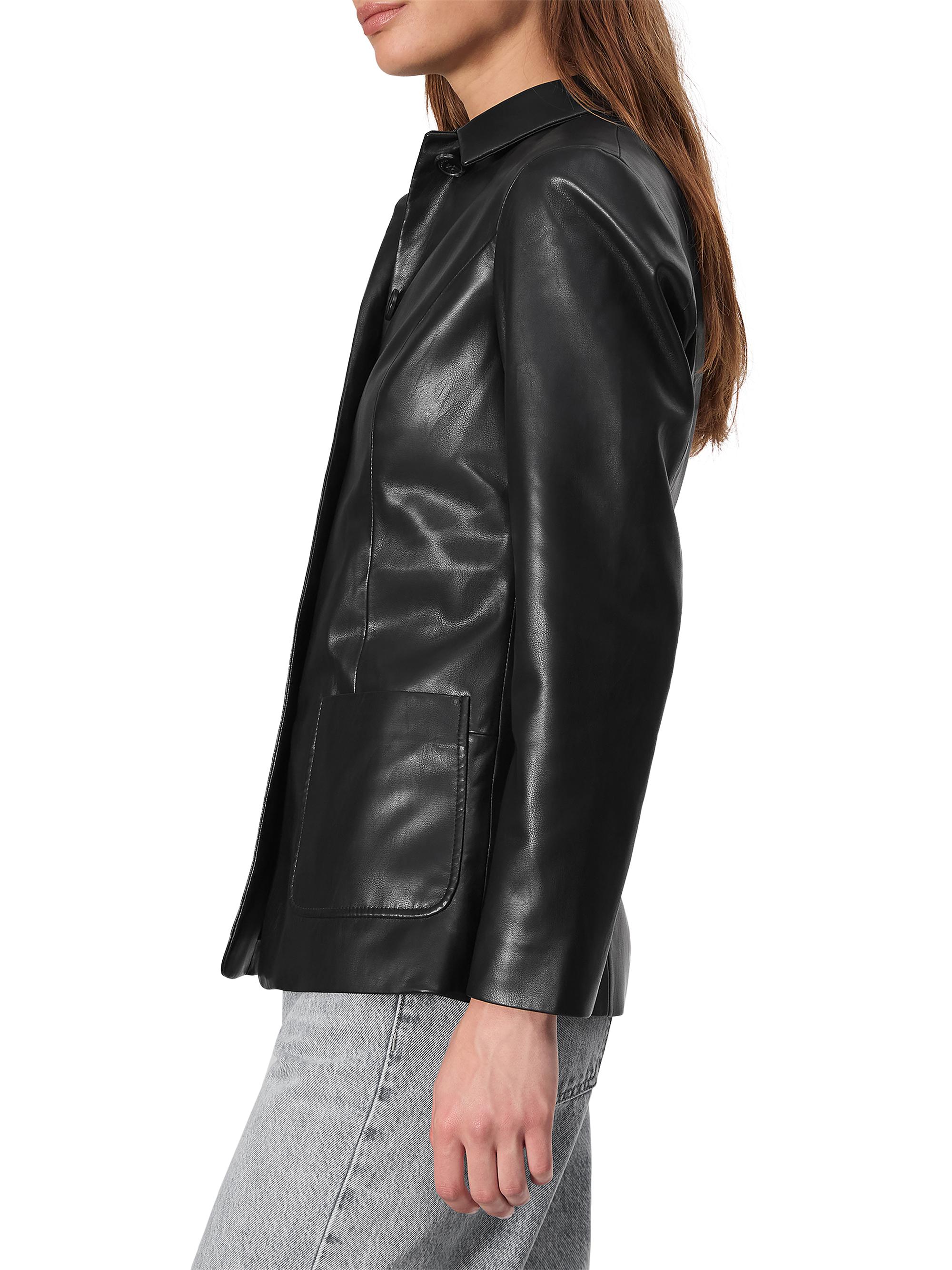 rag & bone Drew Faux Leather Blazer | Saks Fifth Avenue