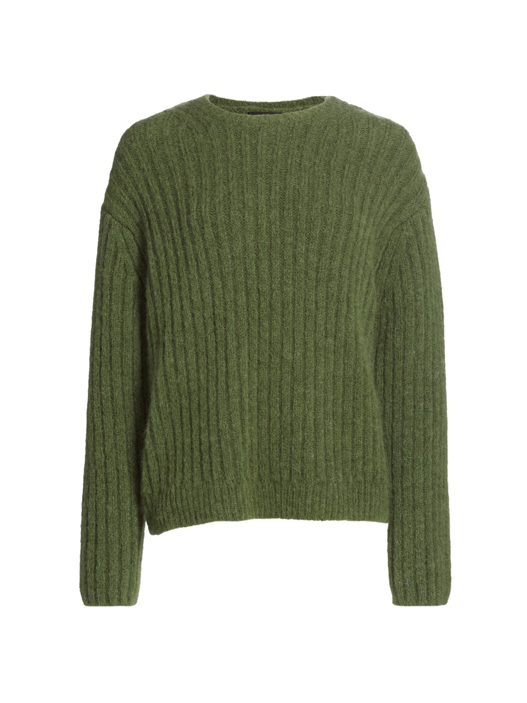 rag & bone Women's Stassi Ribbed Crewneck Sweater - Green