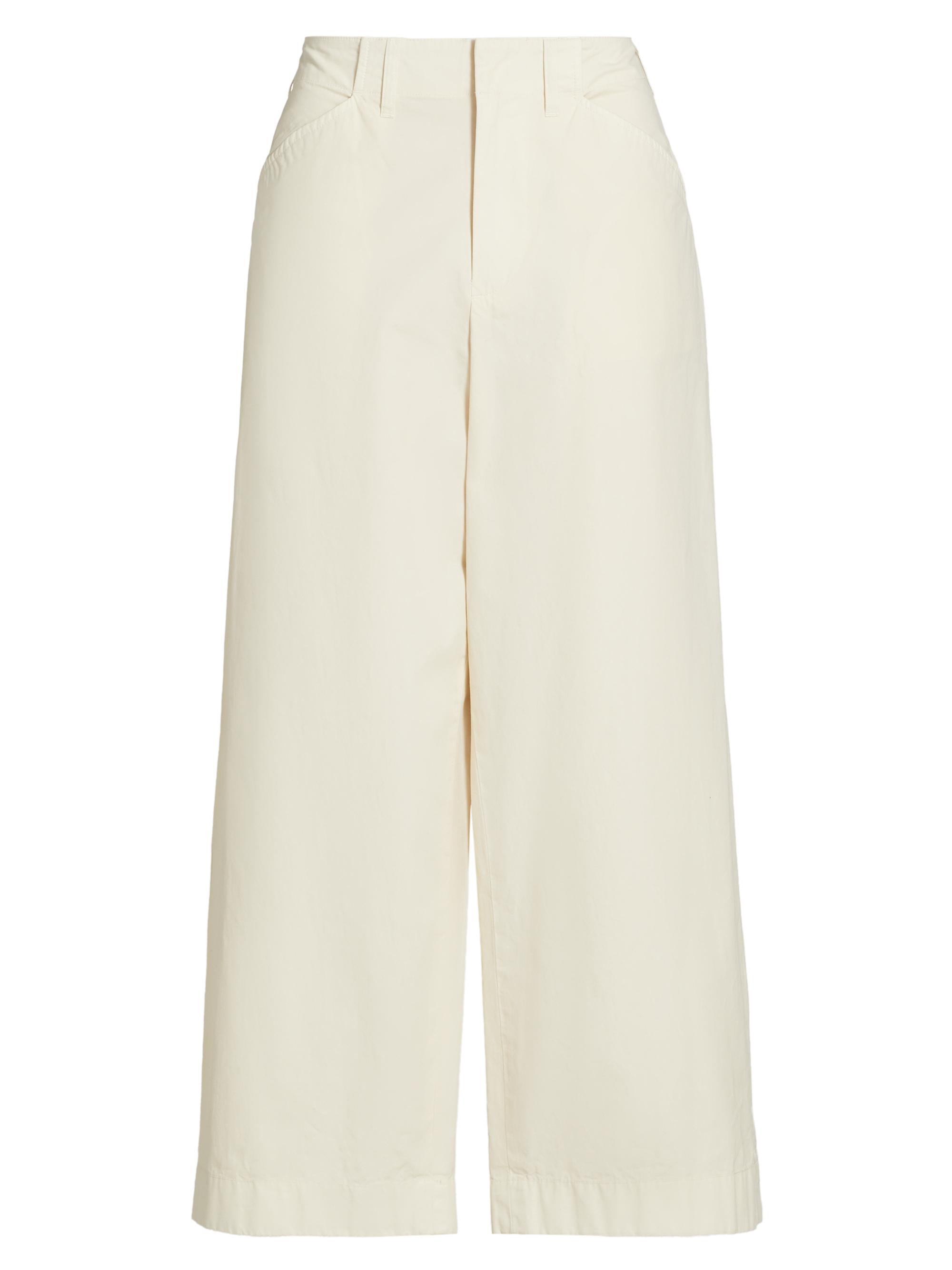 rag & bone Women's Banks Wide-Leg Cotton Pants - Green