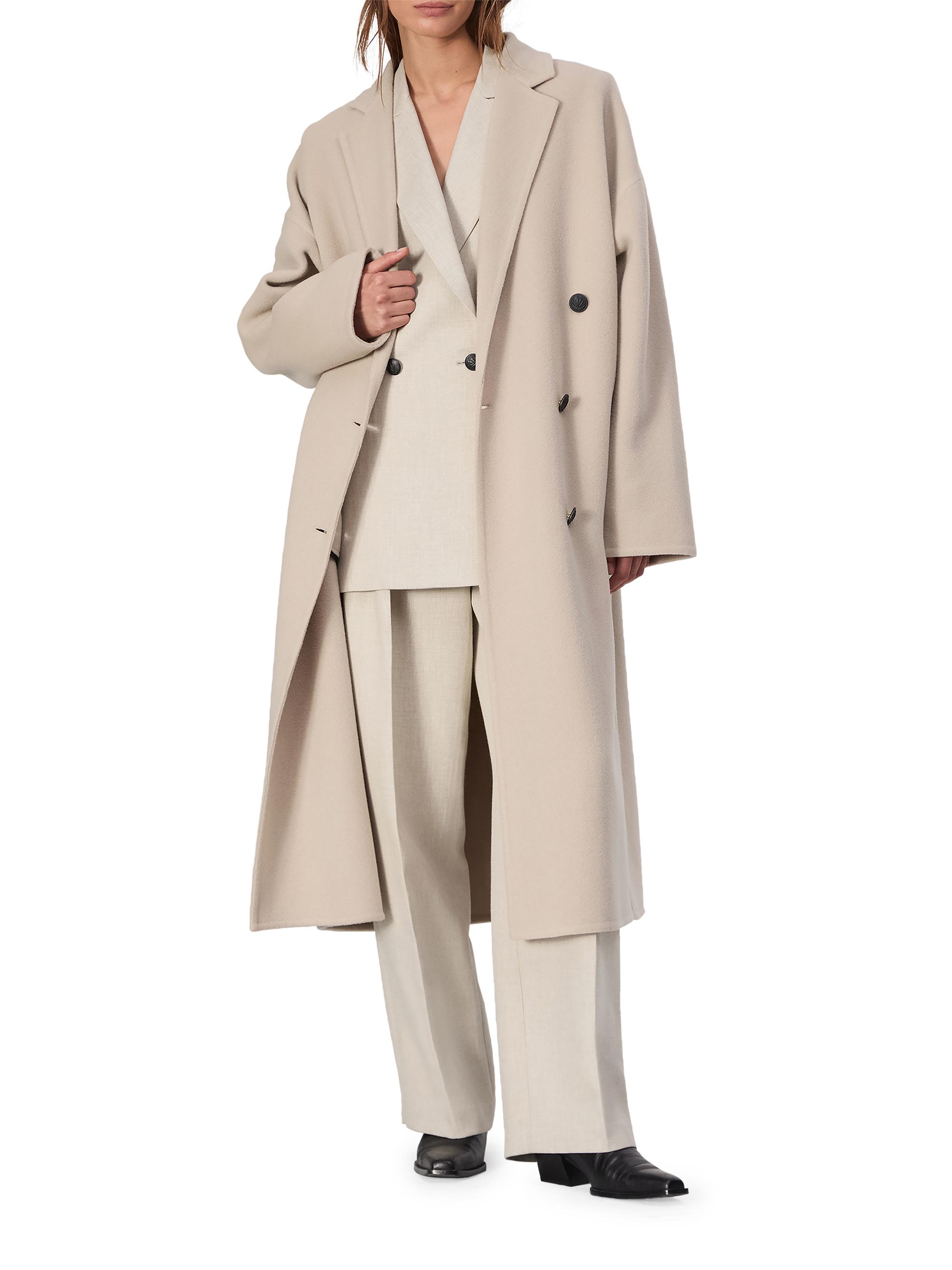rag & bone Thea Wool Double-Breasted Coat | Saks Fifth Avenue