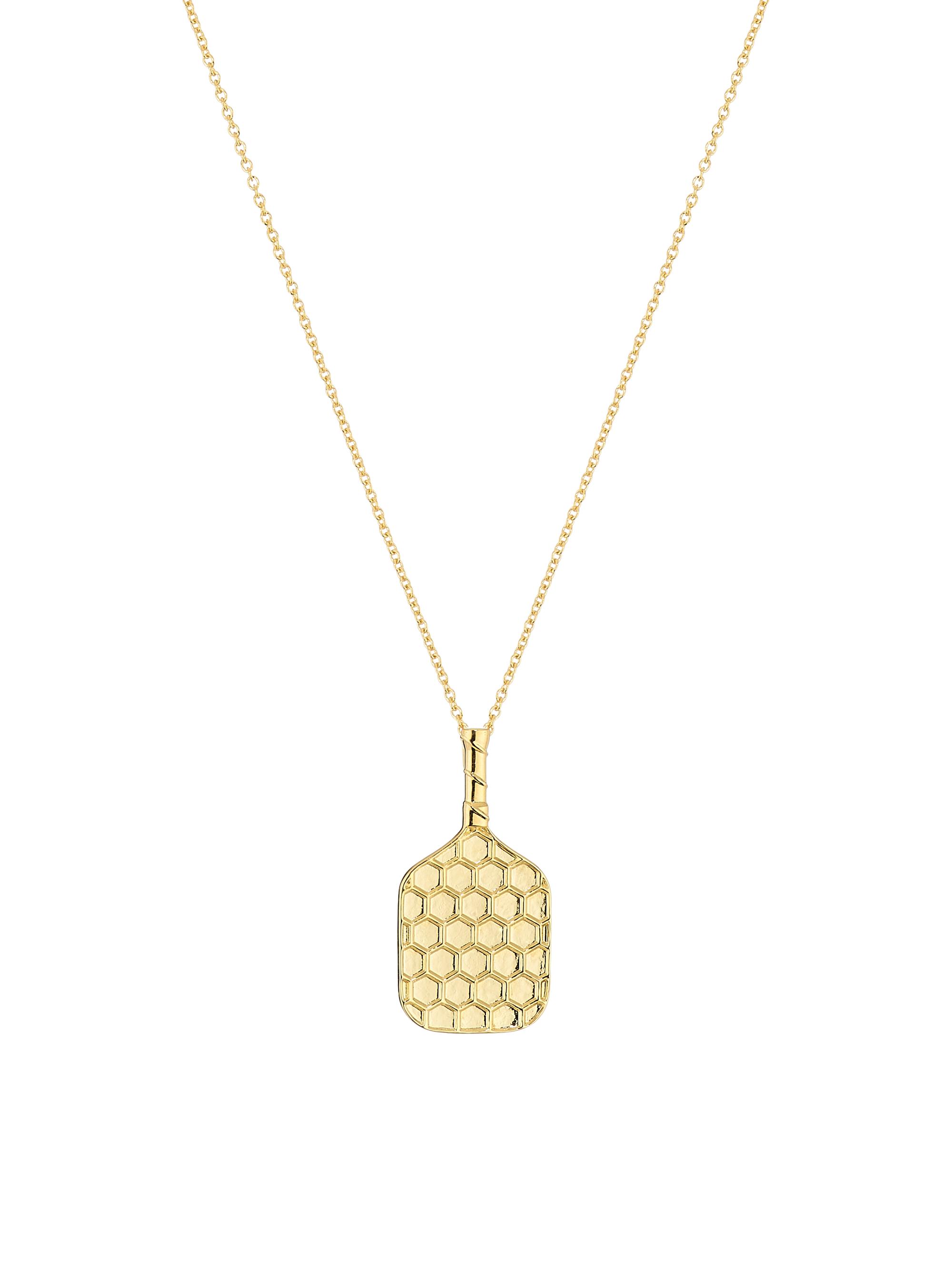 Roberto Coin Women's Pickleball Racket 18K Yellow Gold Necklace - Yellow Gold