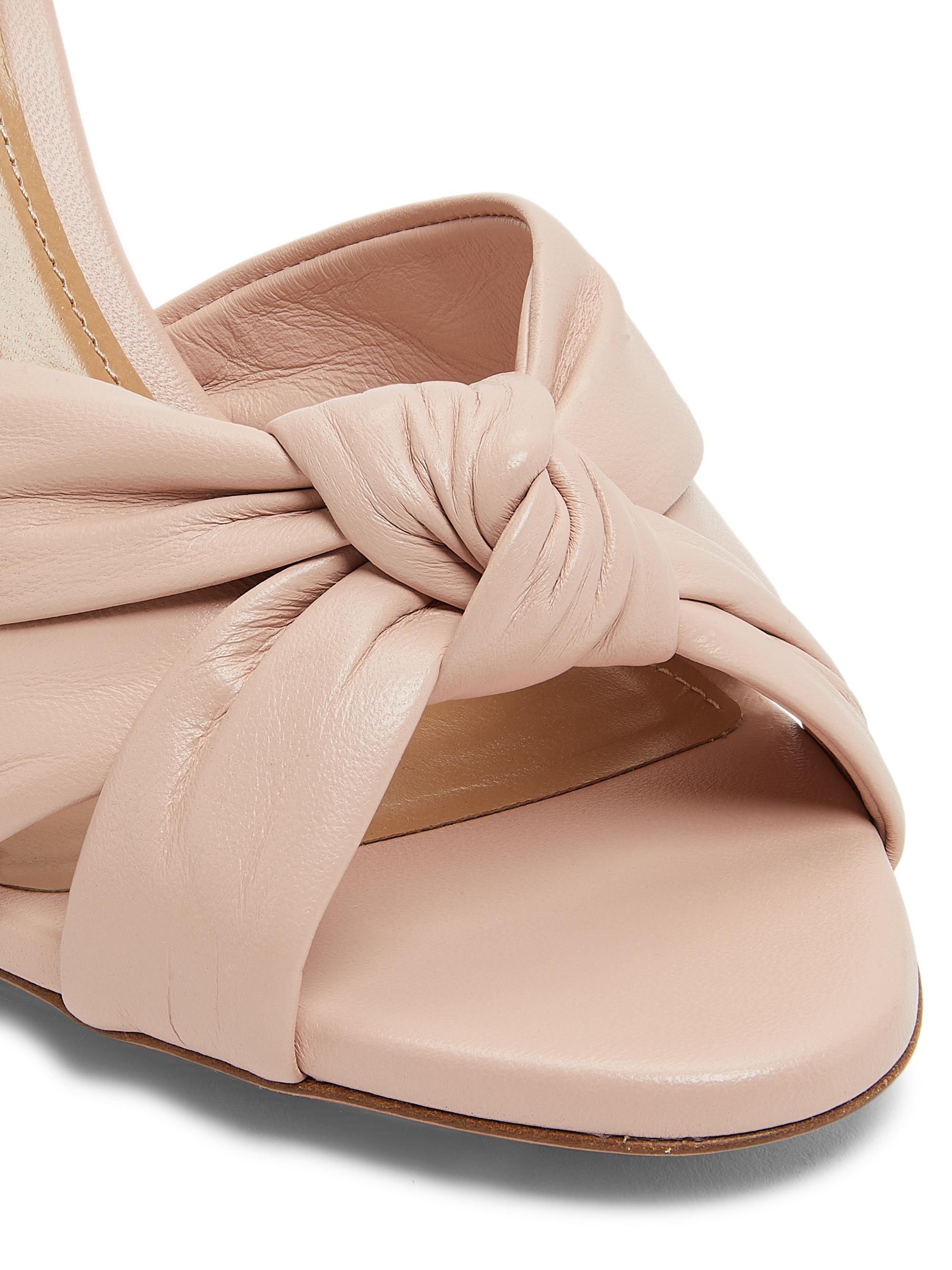 Aquazzura Nina 85MM Leather Sandals | Saks Fifth Avenue