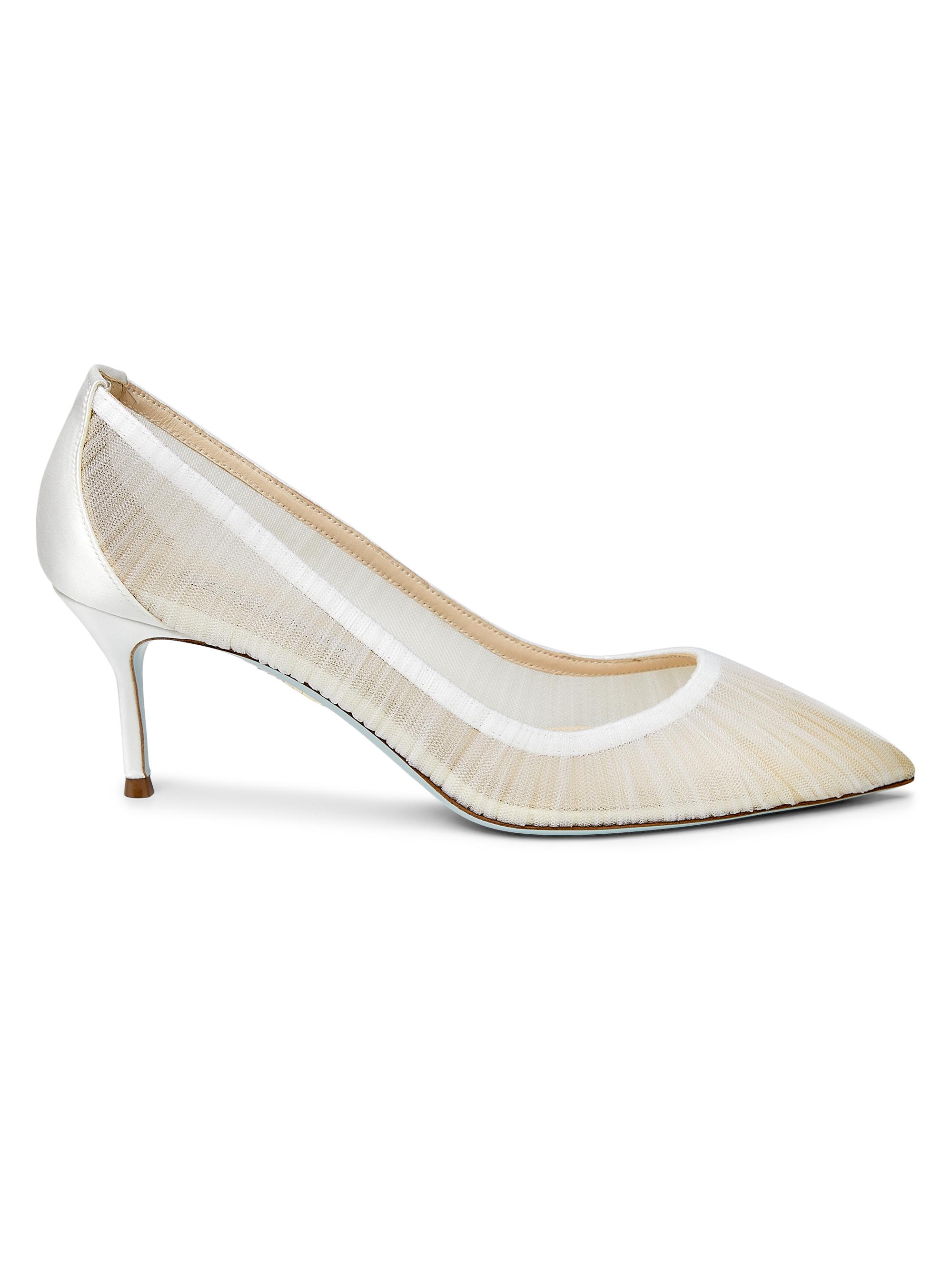 Aquazzura Voile 65MM Tulle & Satin Pumps | Saks Fifth Avenue