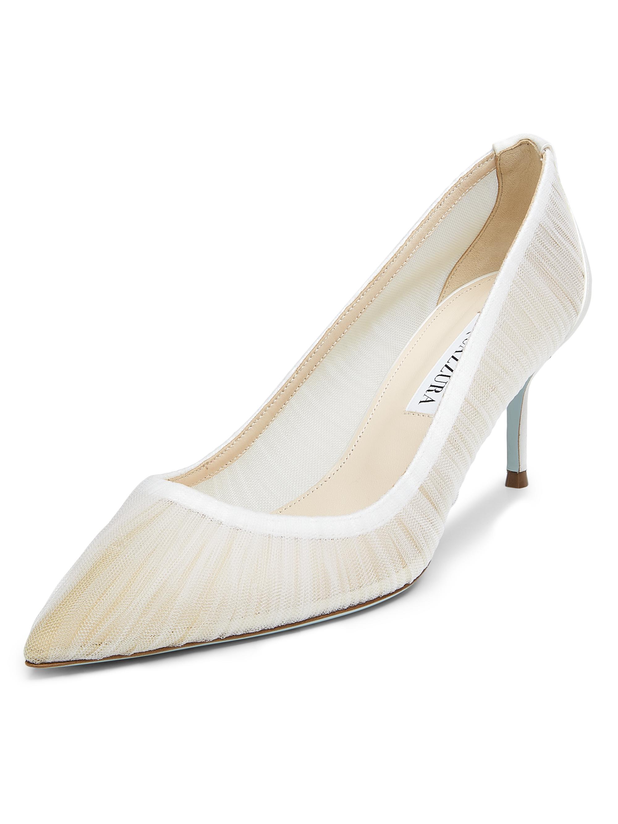Aquazzura Voile 65MM Tulle & Satin Pumps | Saks Fifth Avenue