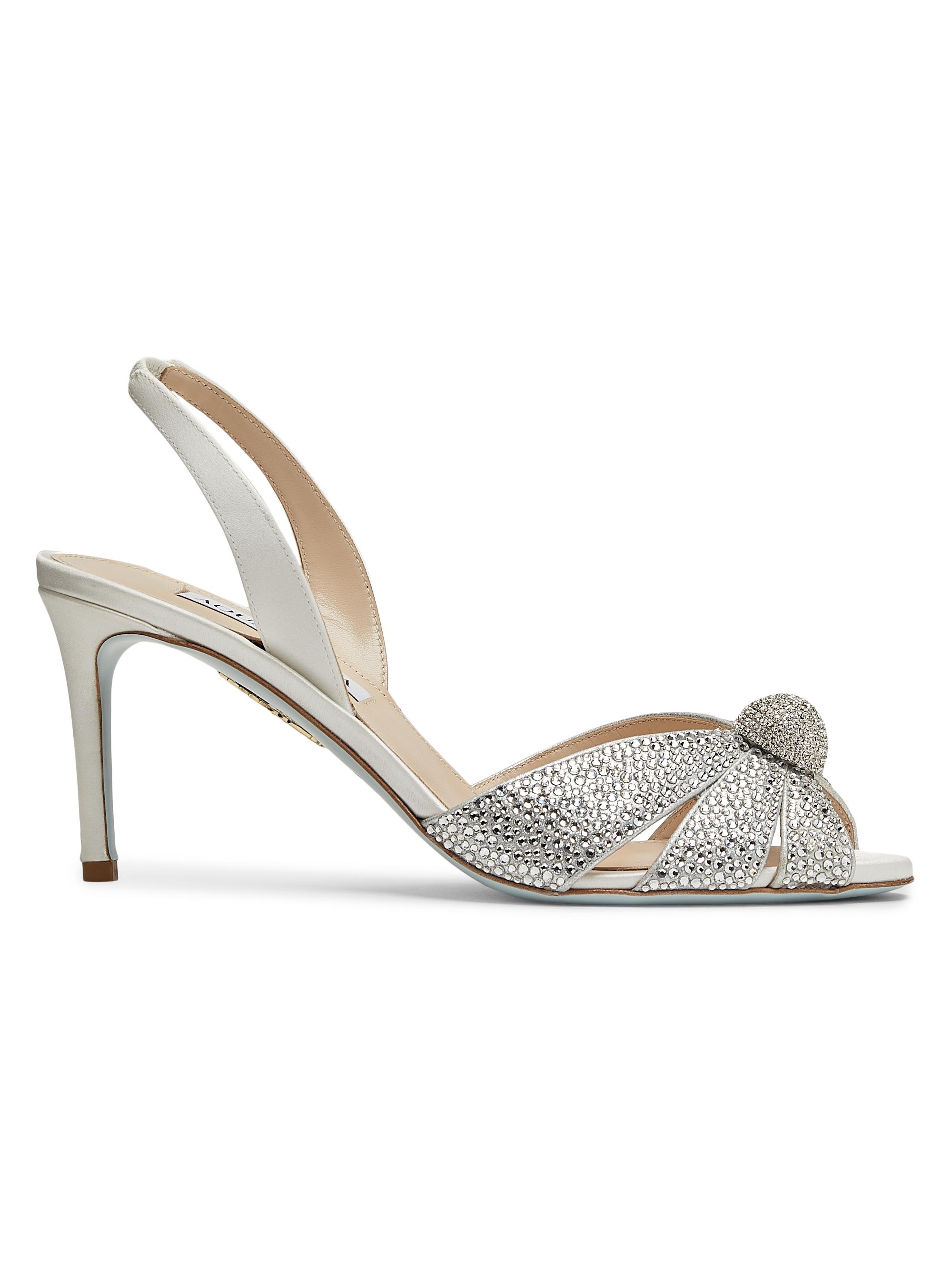Jimmy Choo Sacora 85MM Metallic Leather Sandals | Saks Fifth Avenue