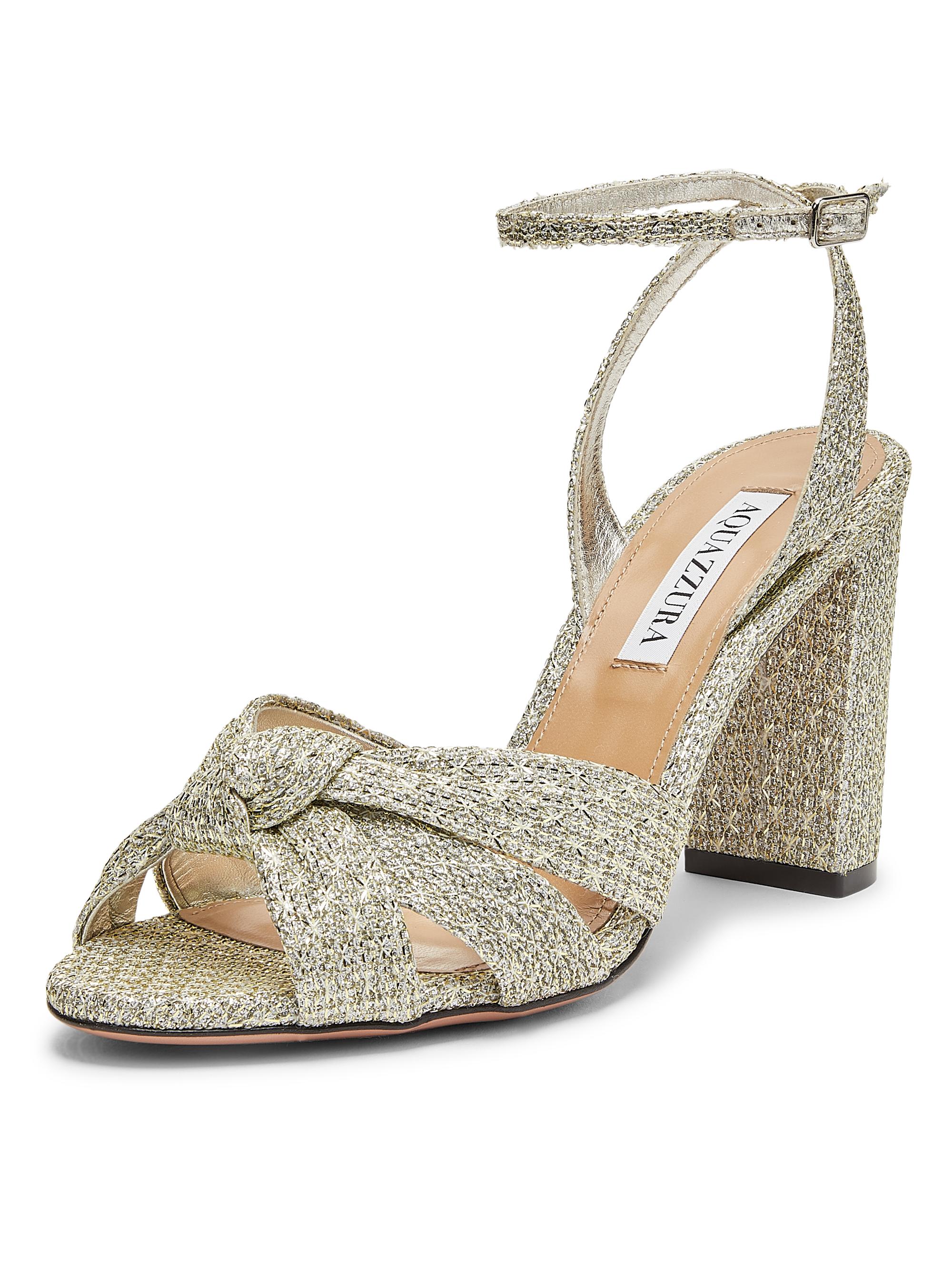 靴 noblequeen226 Aquazzura Nina 85MM Knotted Sandals | Saks Fifth Avenue