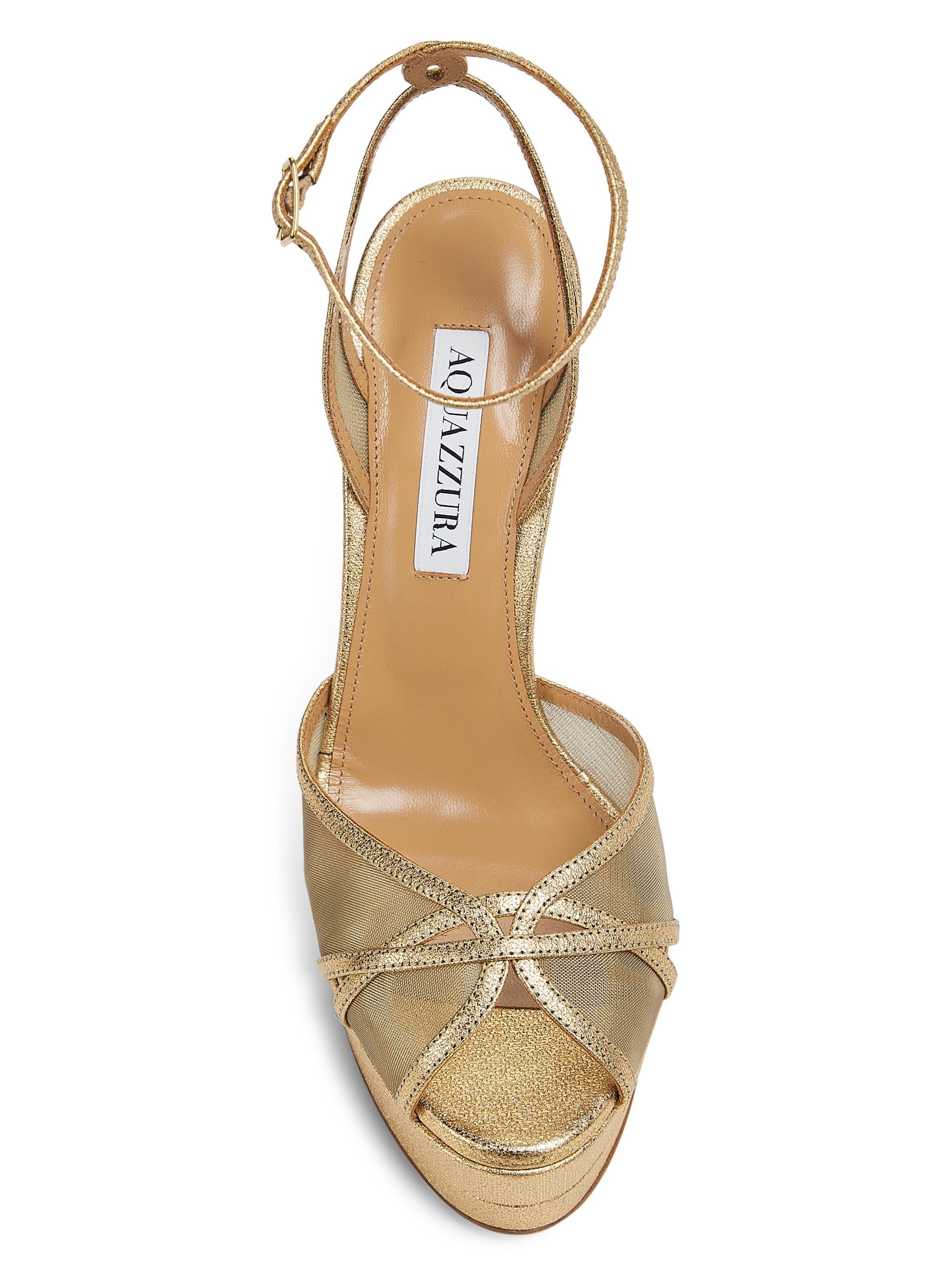 Aquazzura Shear 130MM Platform Sandals | Saks Fifth Avenue