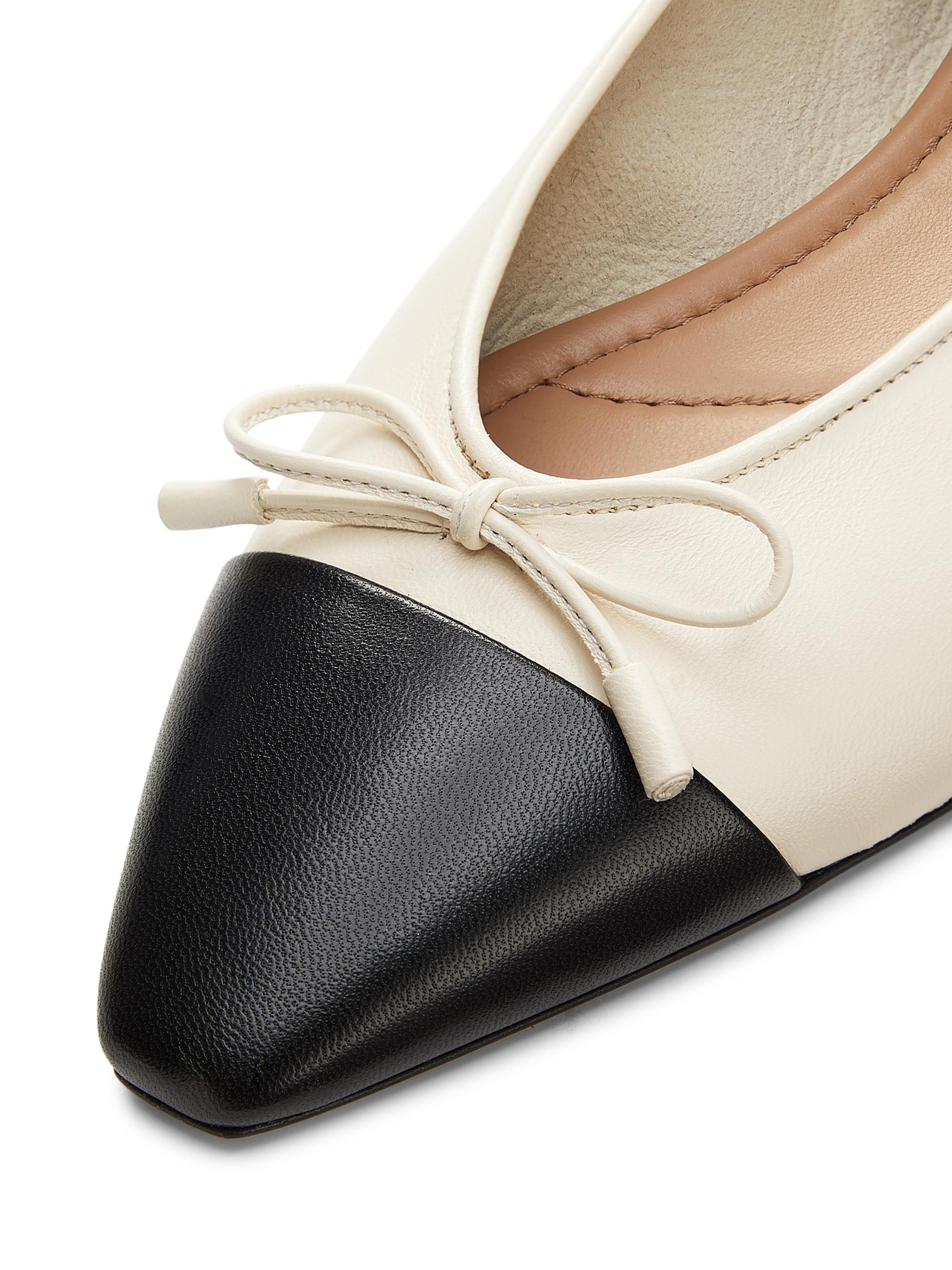 Aquazzura Gioia Colorblocked Leather Flats | Saks Fifth Avenue