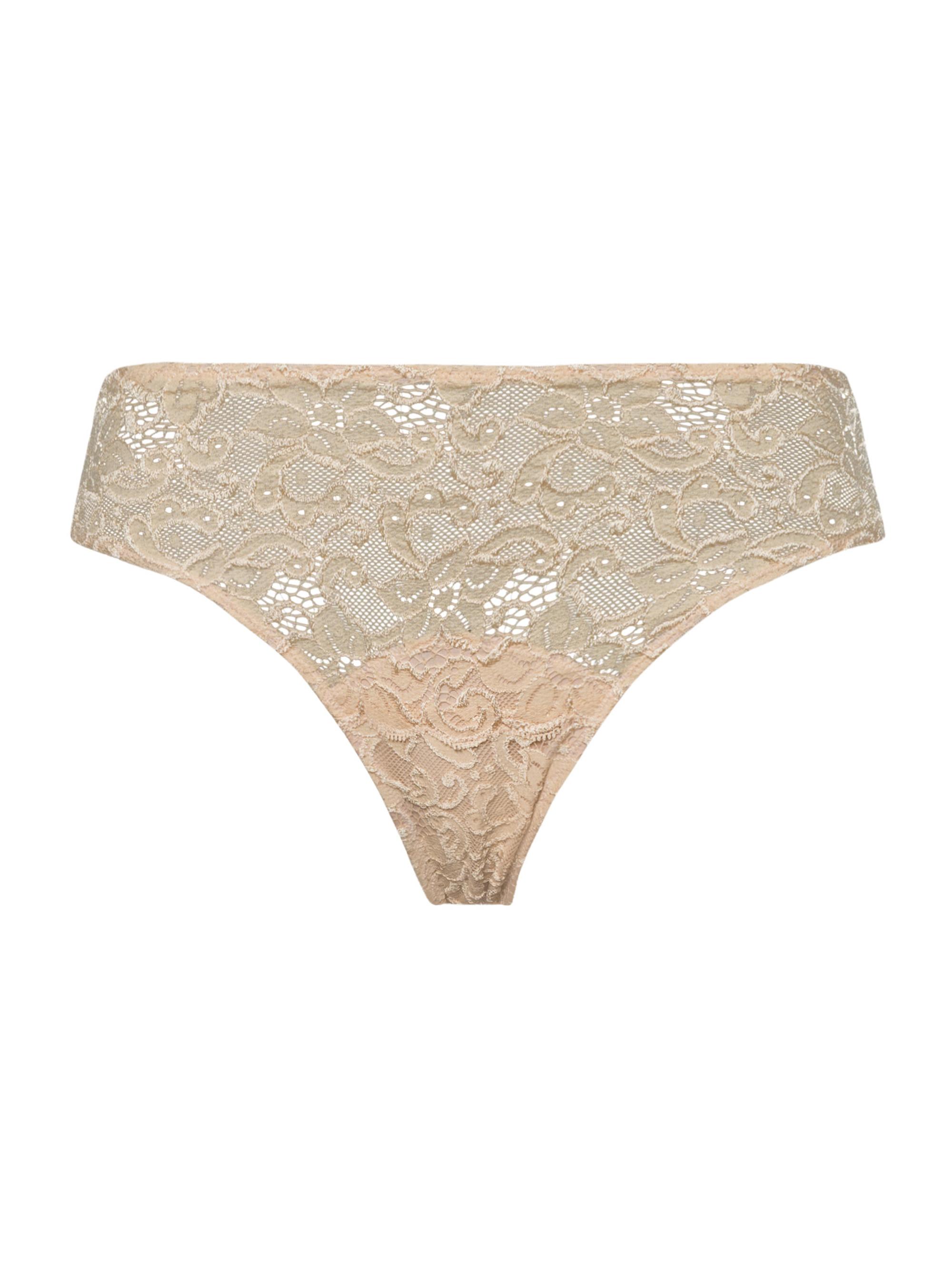 Hanro Women's Moments Floral Lace Briefs - Beige