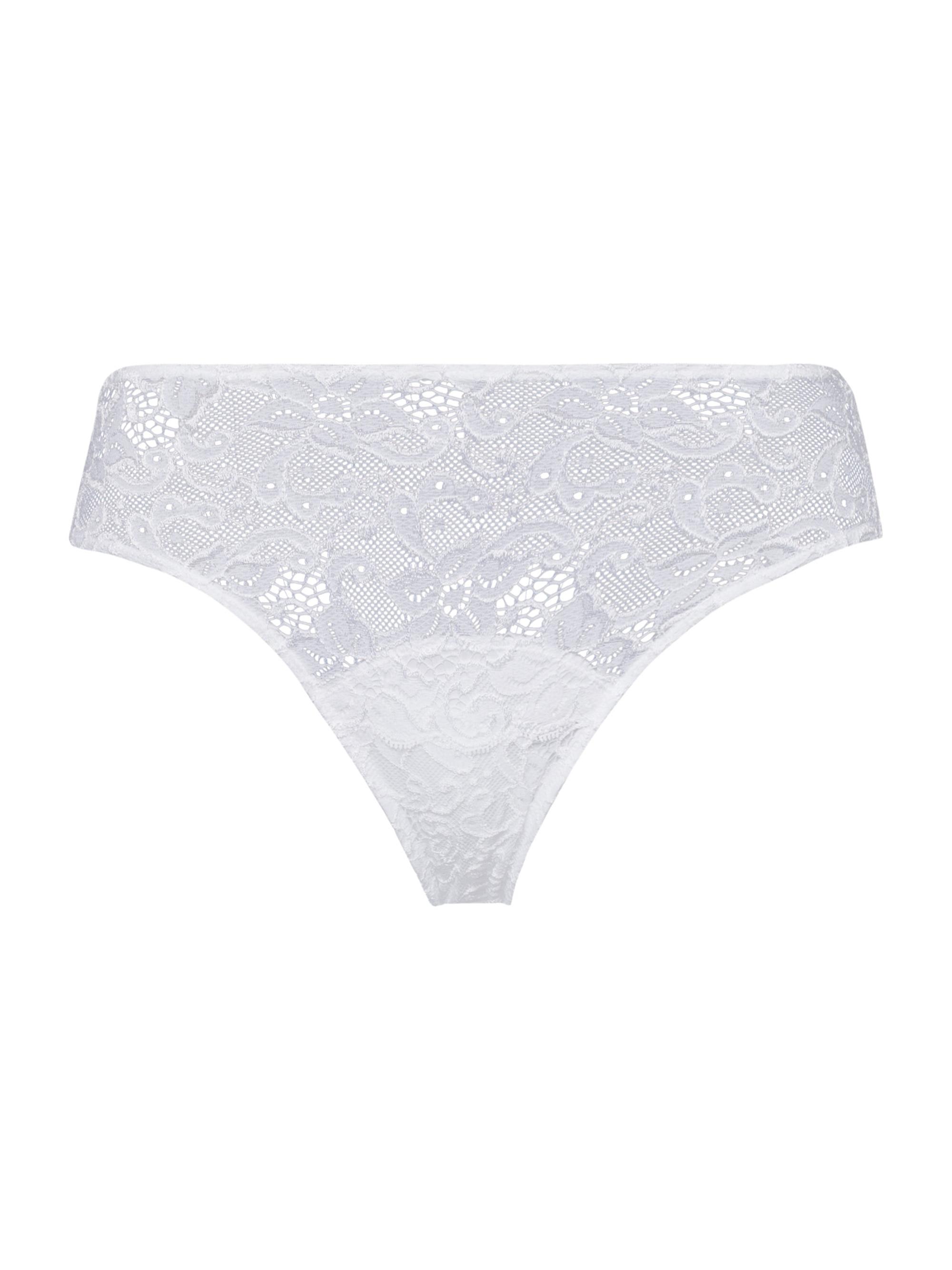 Hanro Women's Moments Floral Lace Briefs - White