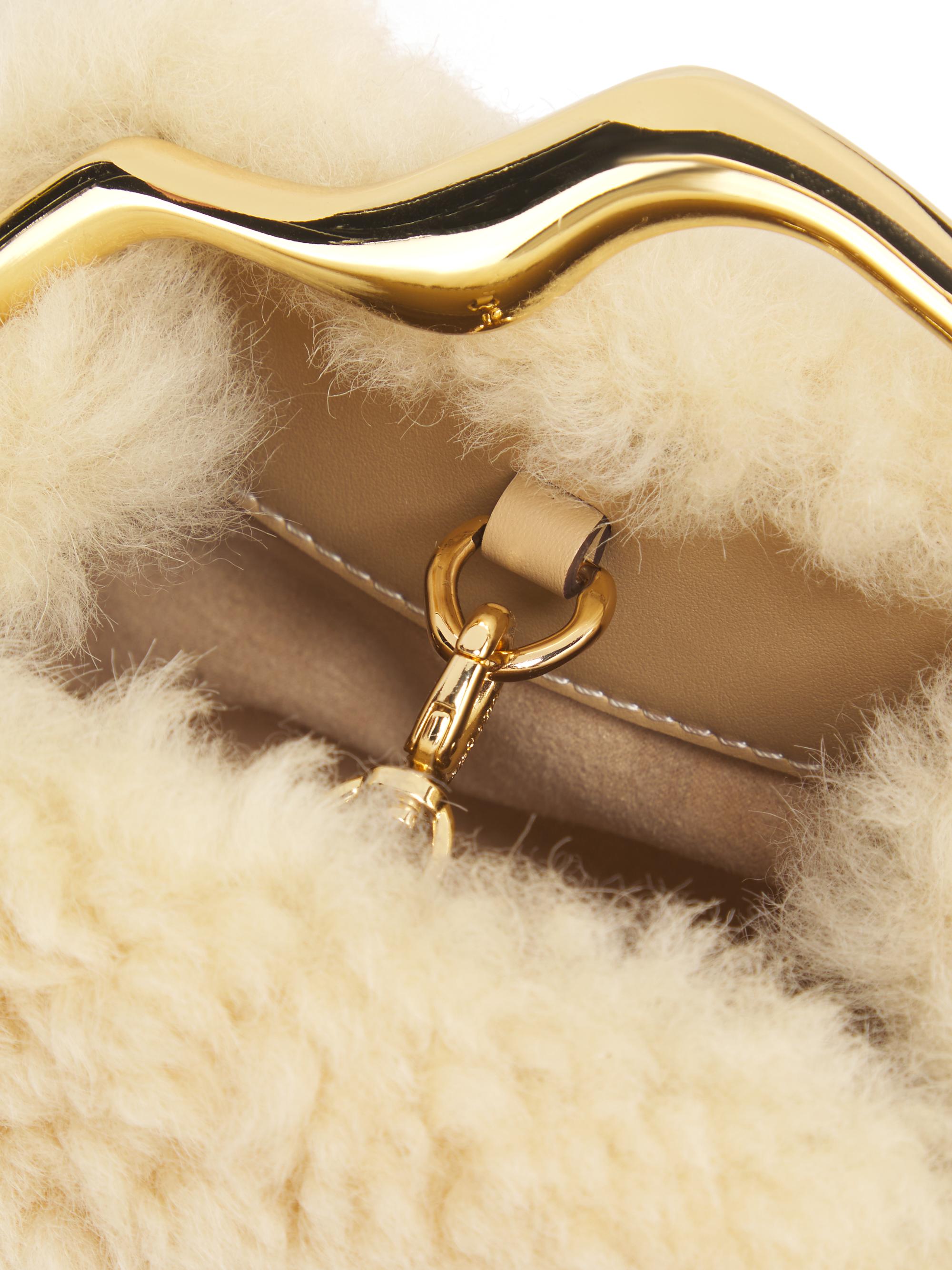 Cult Gaia Solene Mini Lamb Leather Top-Handle | Saks Fifth Avenue