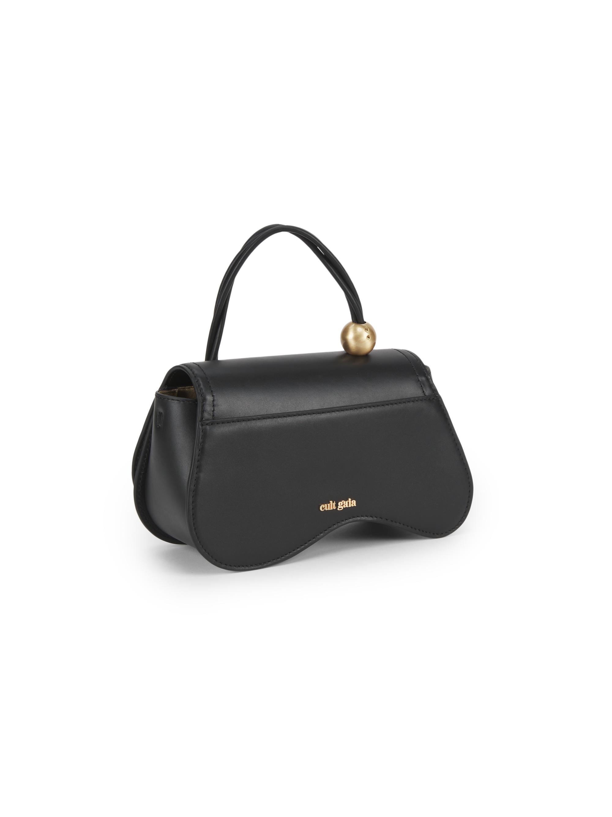 Cult Gaia Kazia Leather Top Handle Bag | Saks Fifth Avenue