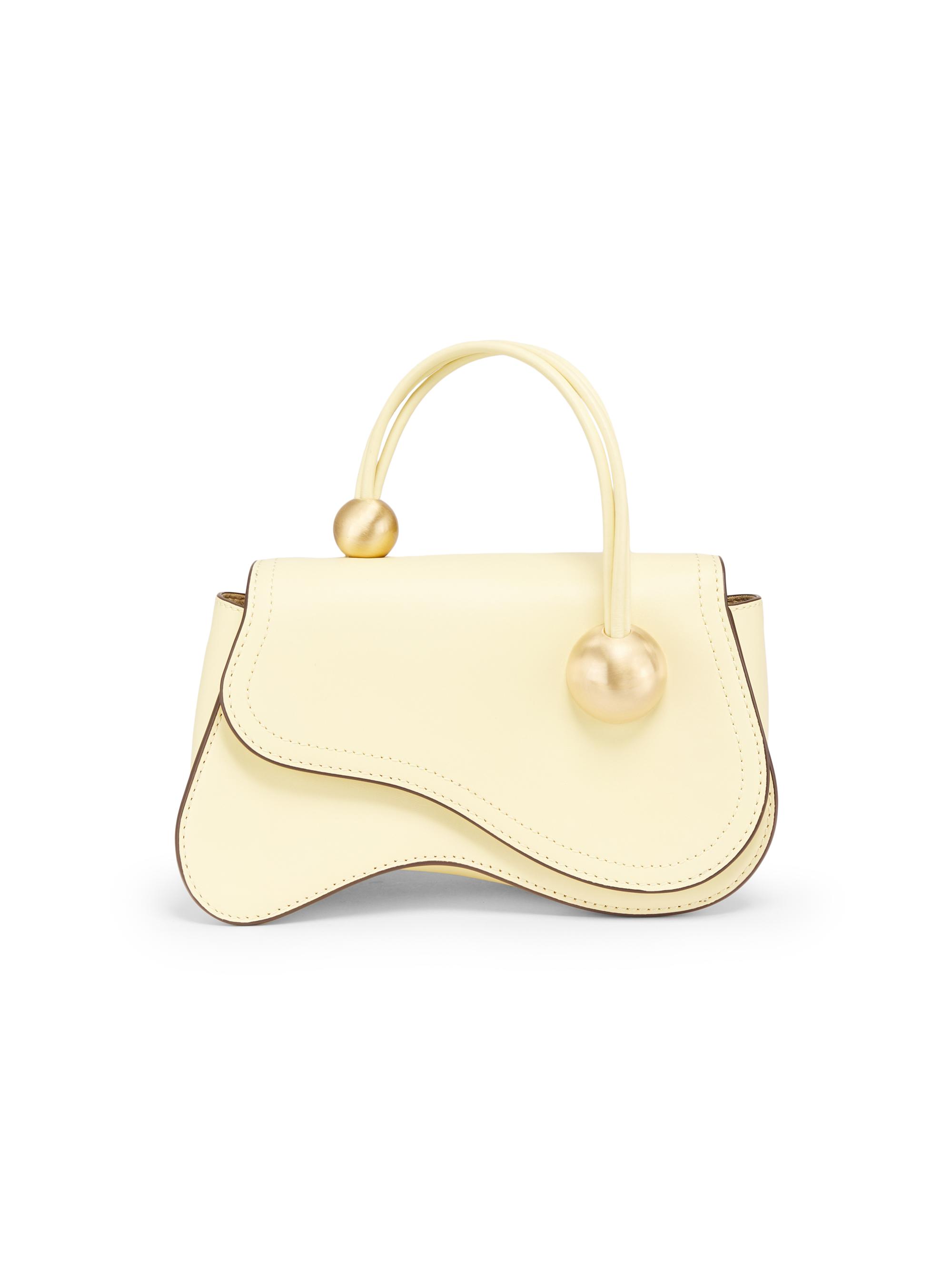 バッグ GANNI SMALL BUTTERFLY CROSSBODY BAG Ganni Butterfly Small Crossbody Bag - Egret | Garmentory