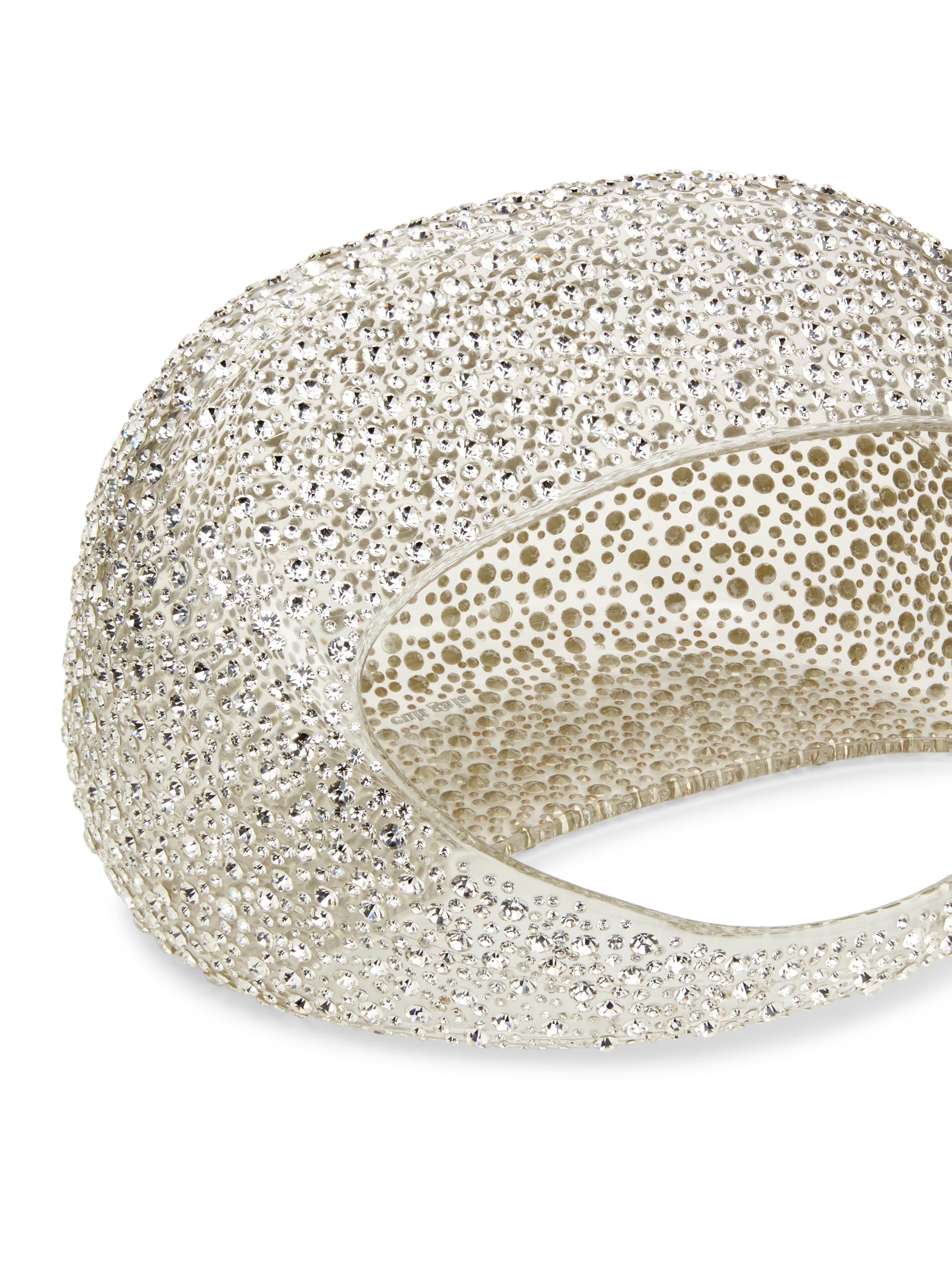 Cult Gaia Aiko Crystal-Embellished Top Handle Bag | Saks