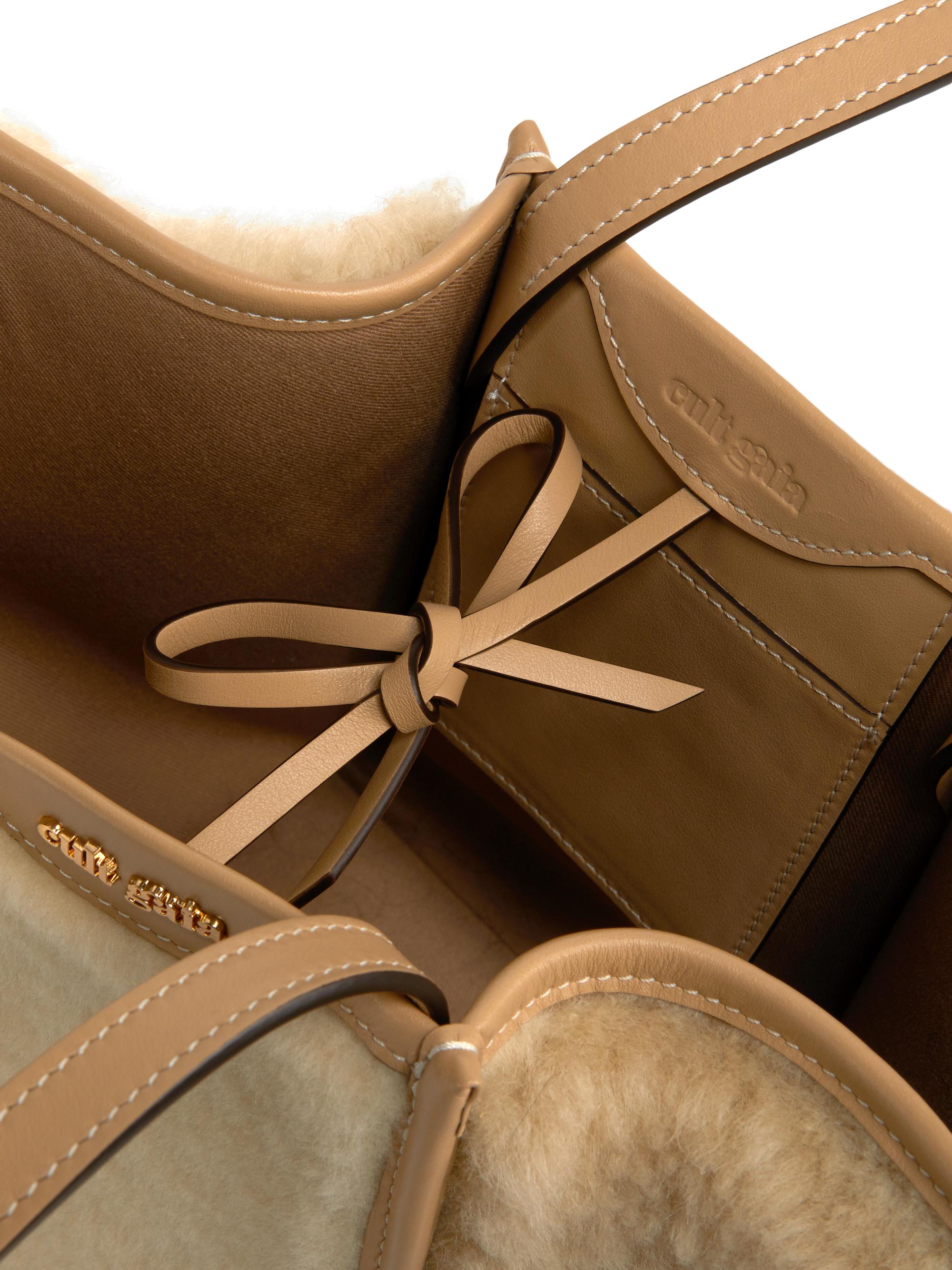 Cult Gaia Small Sadie Lamb Leather Tote | Saks Fifth Avenue