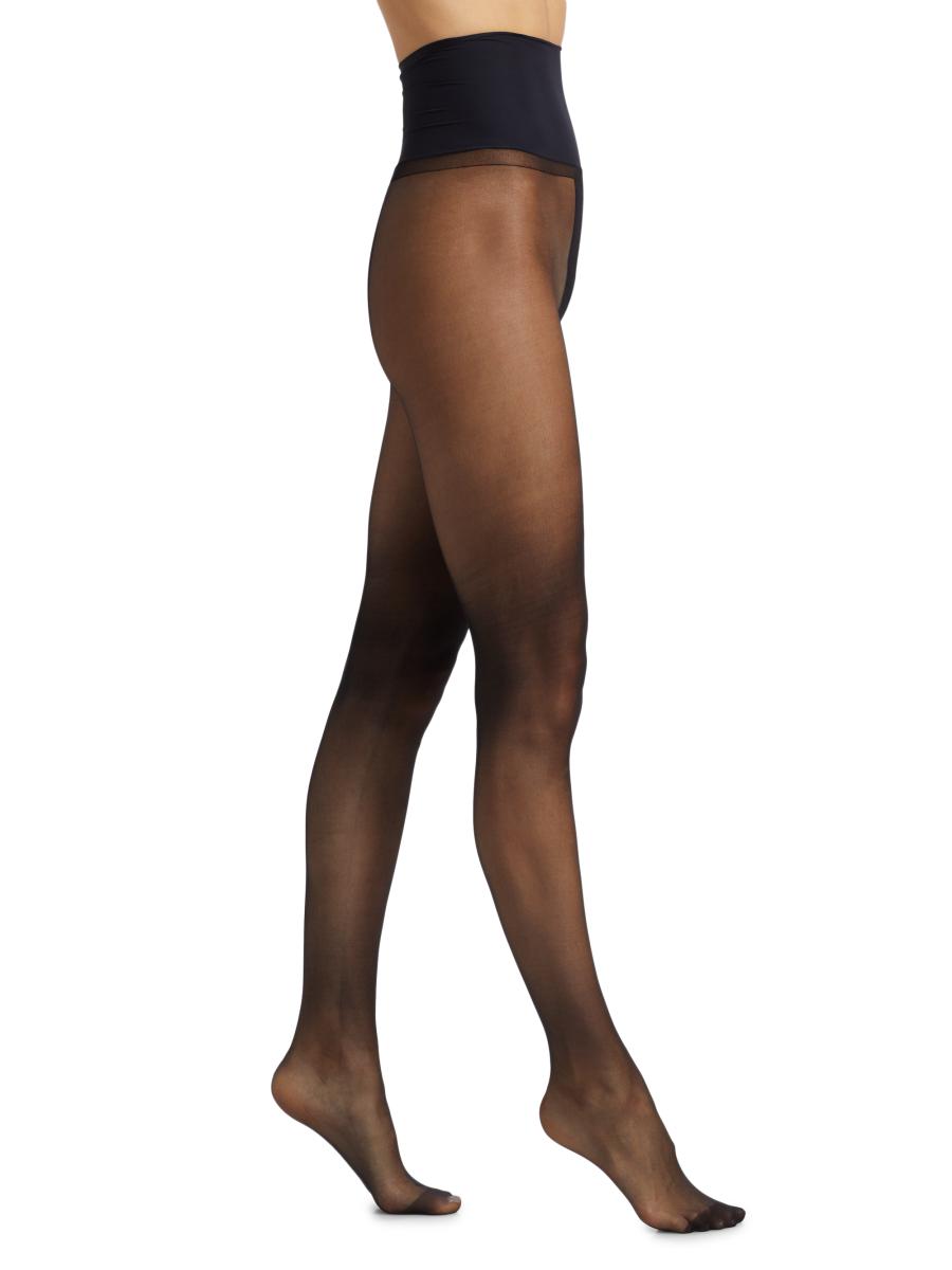 Commando Women's The Essential Back Seam Sheer Tights In Black