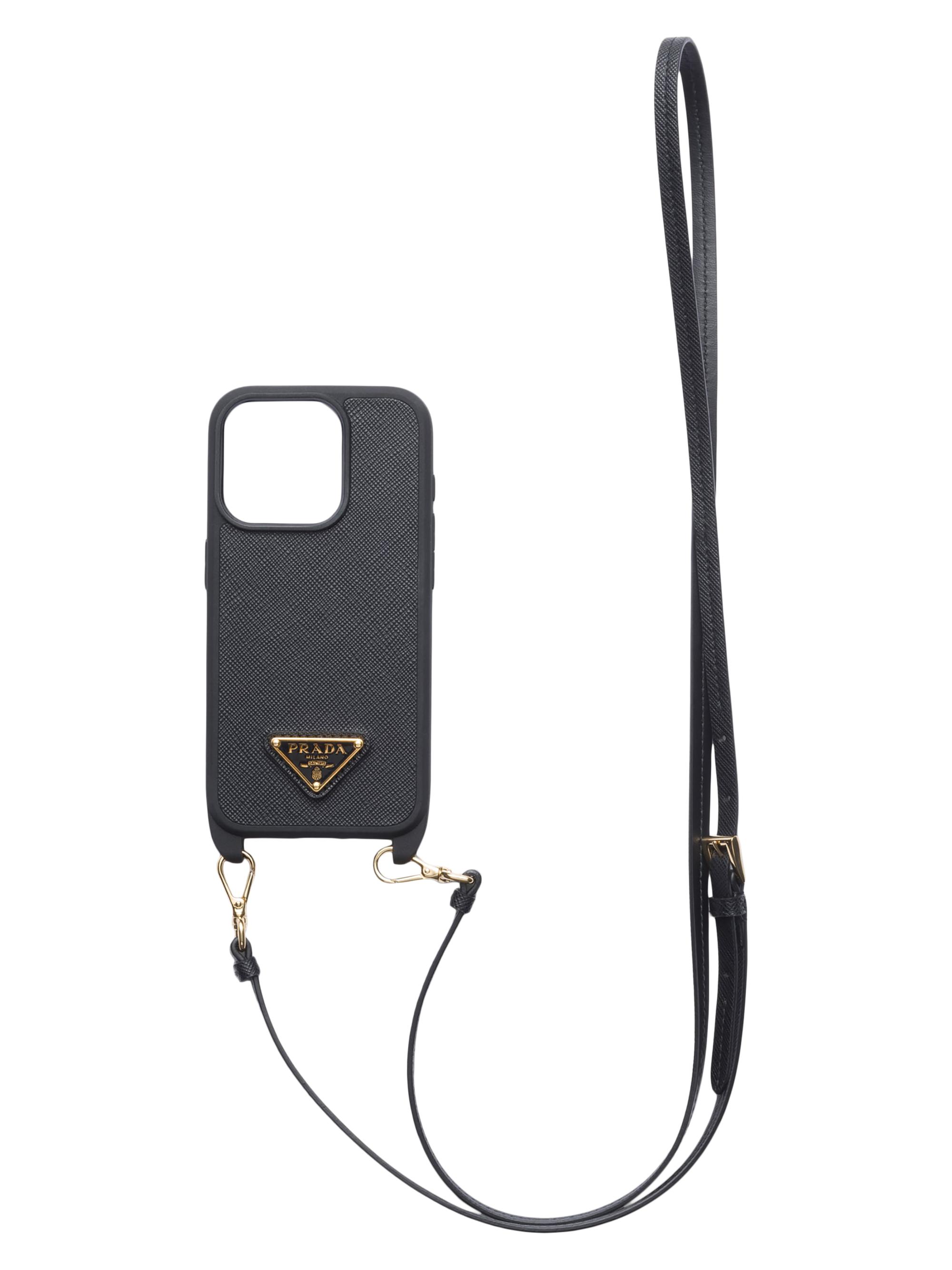 Prada Saffiano Leather Cover for iPhone 15 Pro Max | Saks