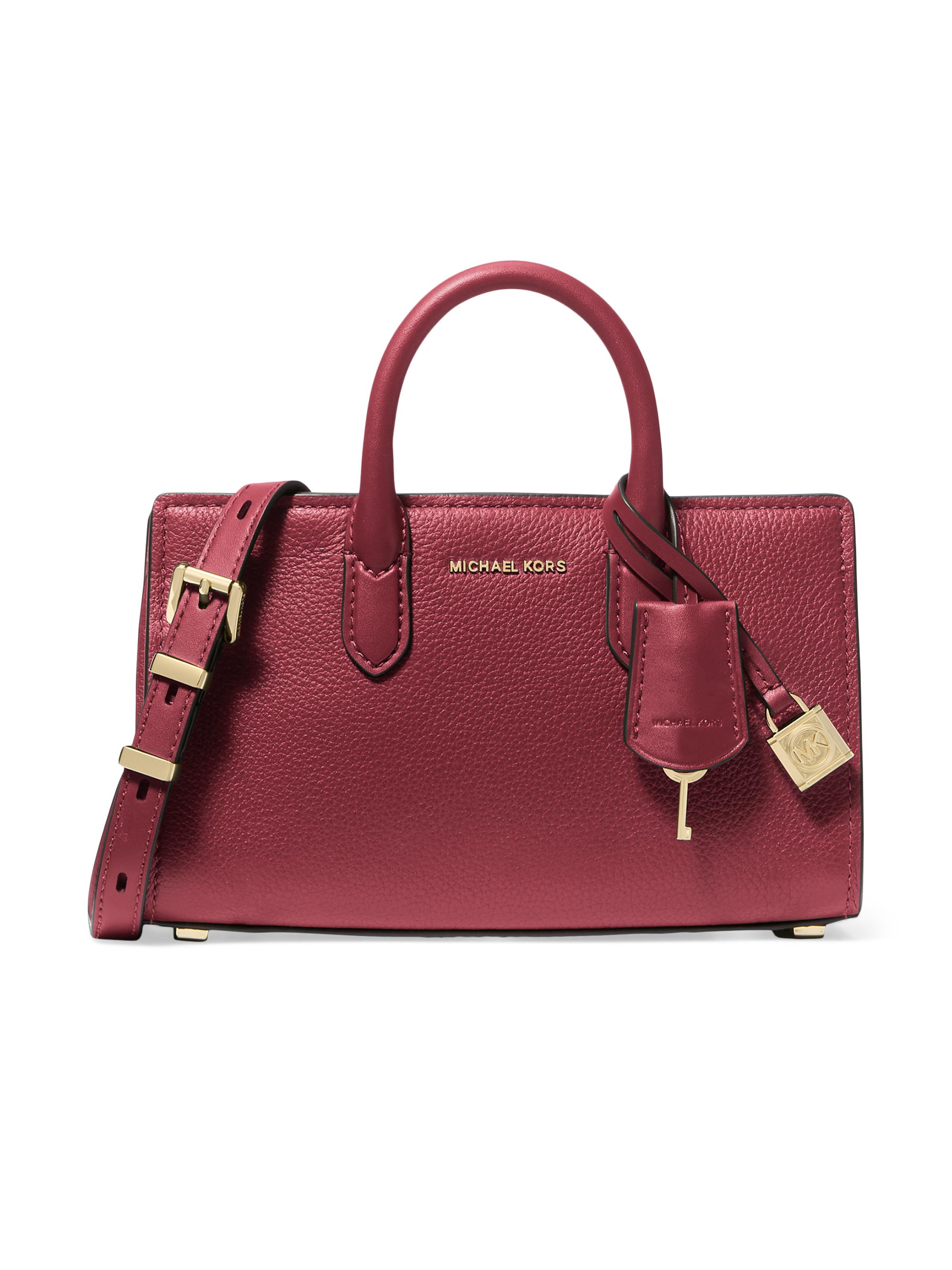 MICHAEL Michael Kors Women's Scarlett Leather Top Handle Bag - Burnt Sienna