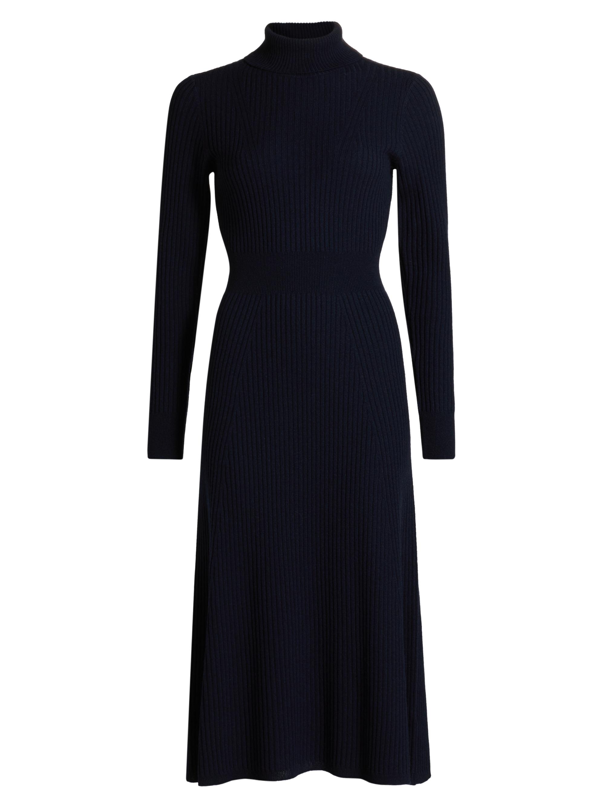 Derek Lam 10 Crosby Women's Diana Wool Turtleneck Midi-Dress - Midnight