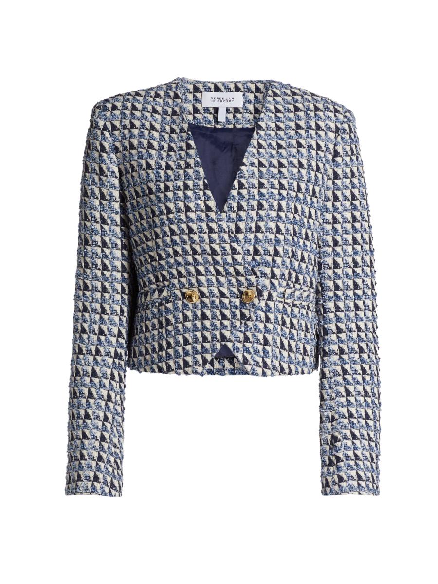 Derek Lam 10 Crosby Marcel Tweed Two-Button Jacket | Saks Fifth Avenue