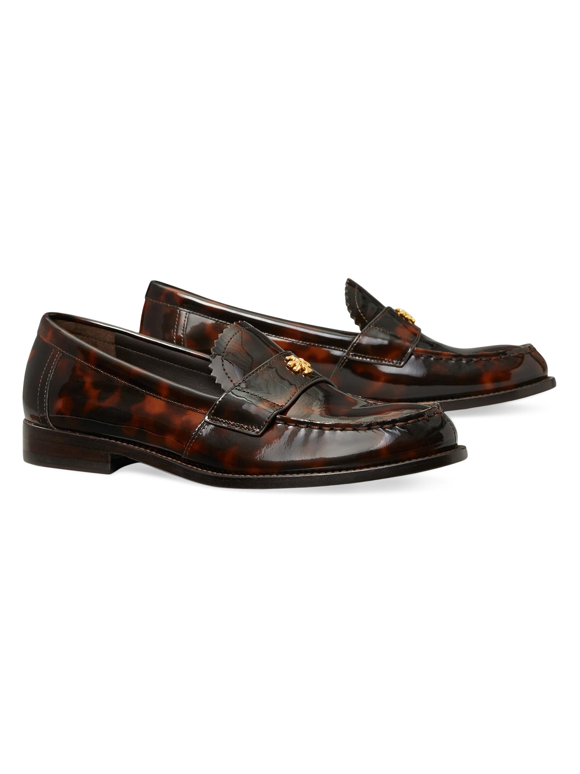 大幅値下げ★【未使用】TORY BURCH レザー ペリン ローファー 8 Tory Burch Classic Patent Leather Loafers | Saks Fifth Avenue