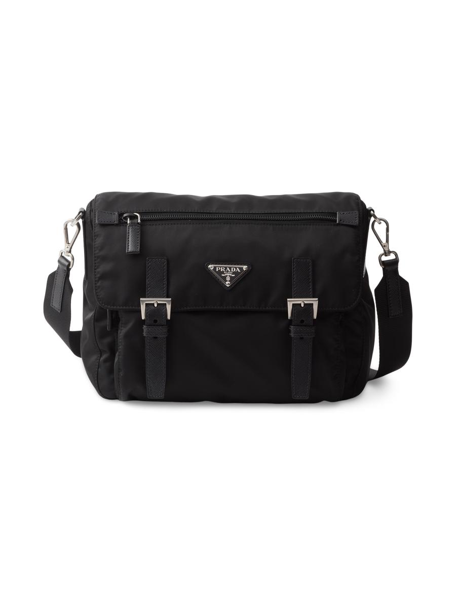 PRADA◎スタッズ付 Re-Nylon バッグ 1BC2352HGV Prada Re-Nylon Shoulder Bag | Saks Fifth Avenue