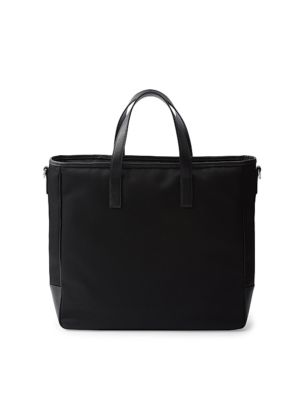 Shop Prada Re-Nylon and Saffiano Leather Tote Bag | Saks Shop Prada Re-Nylon and Saffiano Leather Tote Bag | Saks