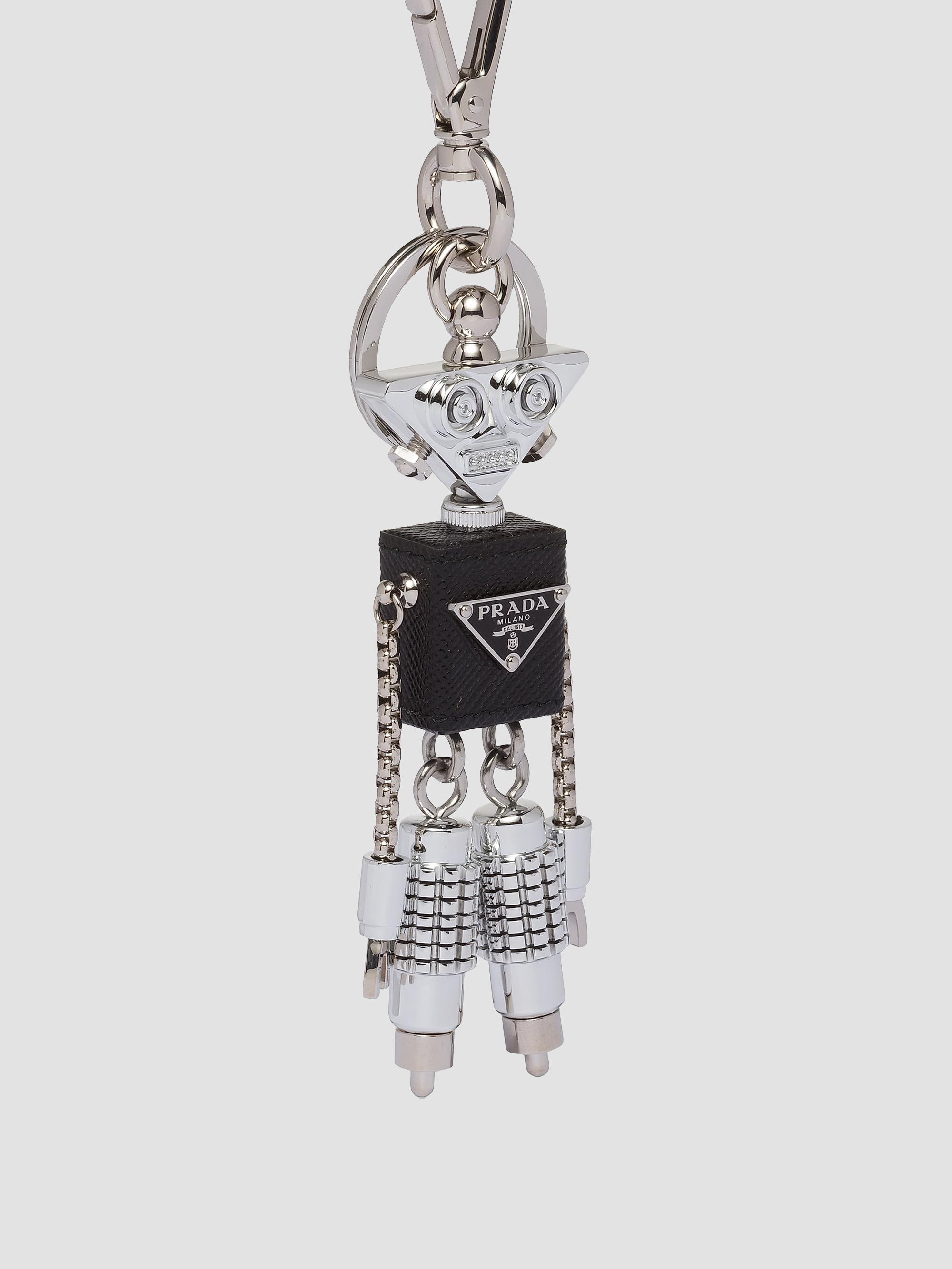 Prada Robot Saffiano Leather Bag Charm | Saks Fifth Avenue