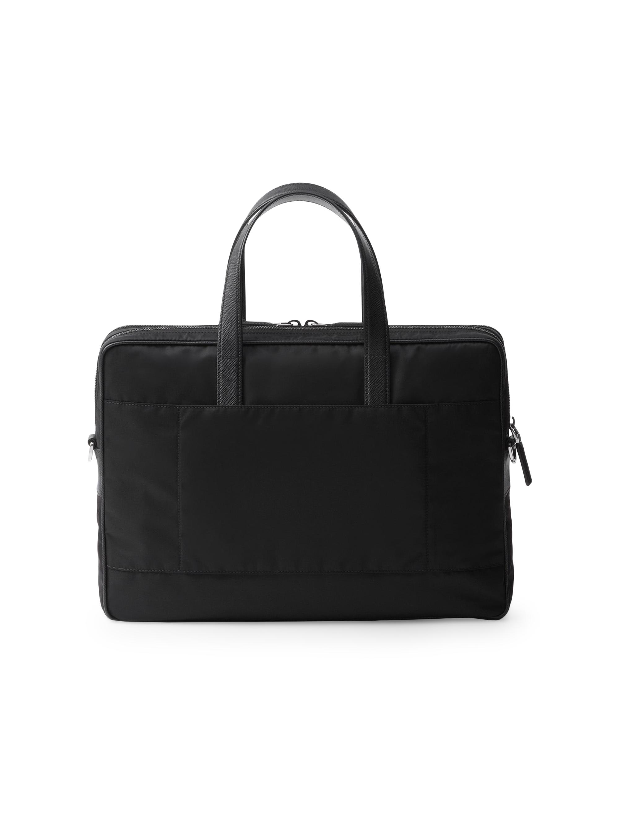 バッグ 736 Prada logo nylon briefcase black バッグ 736 Prada logo nylon briefcase black PRADA business