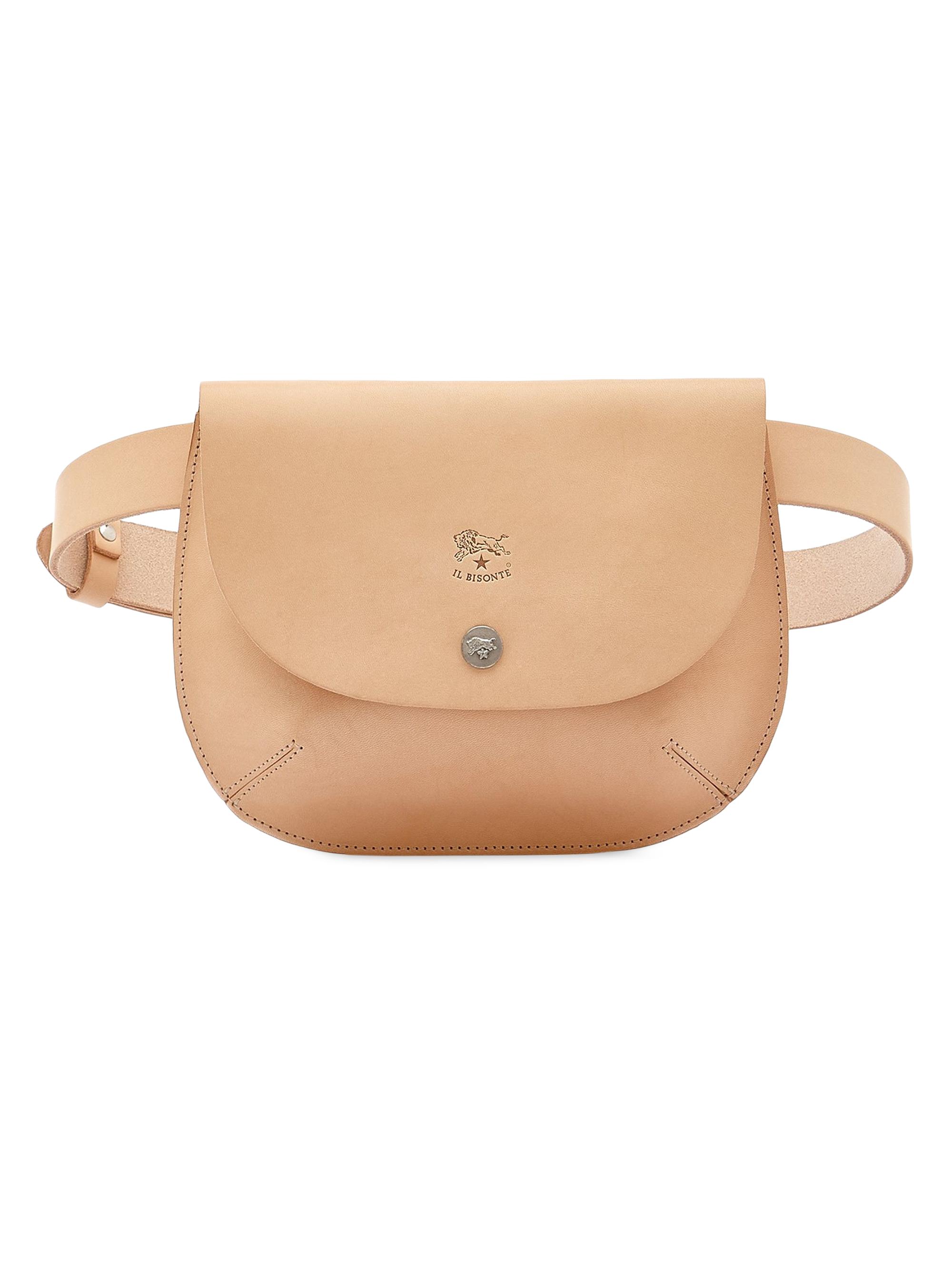 Il Bisonte Women's Parione Leather Belt Bag - Naturale
